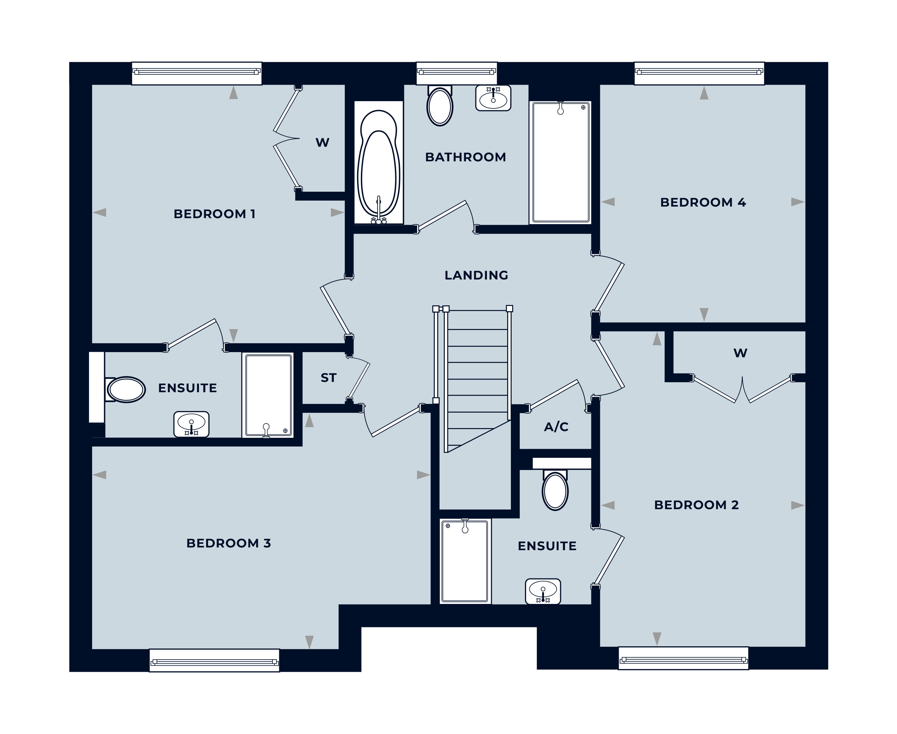 4 bed house for sale in Grange Road, Netley Abbey - Property Floorplan