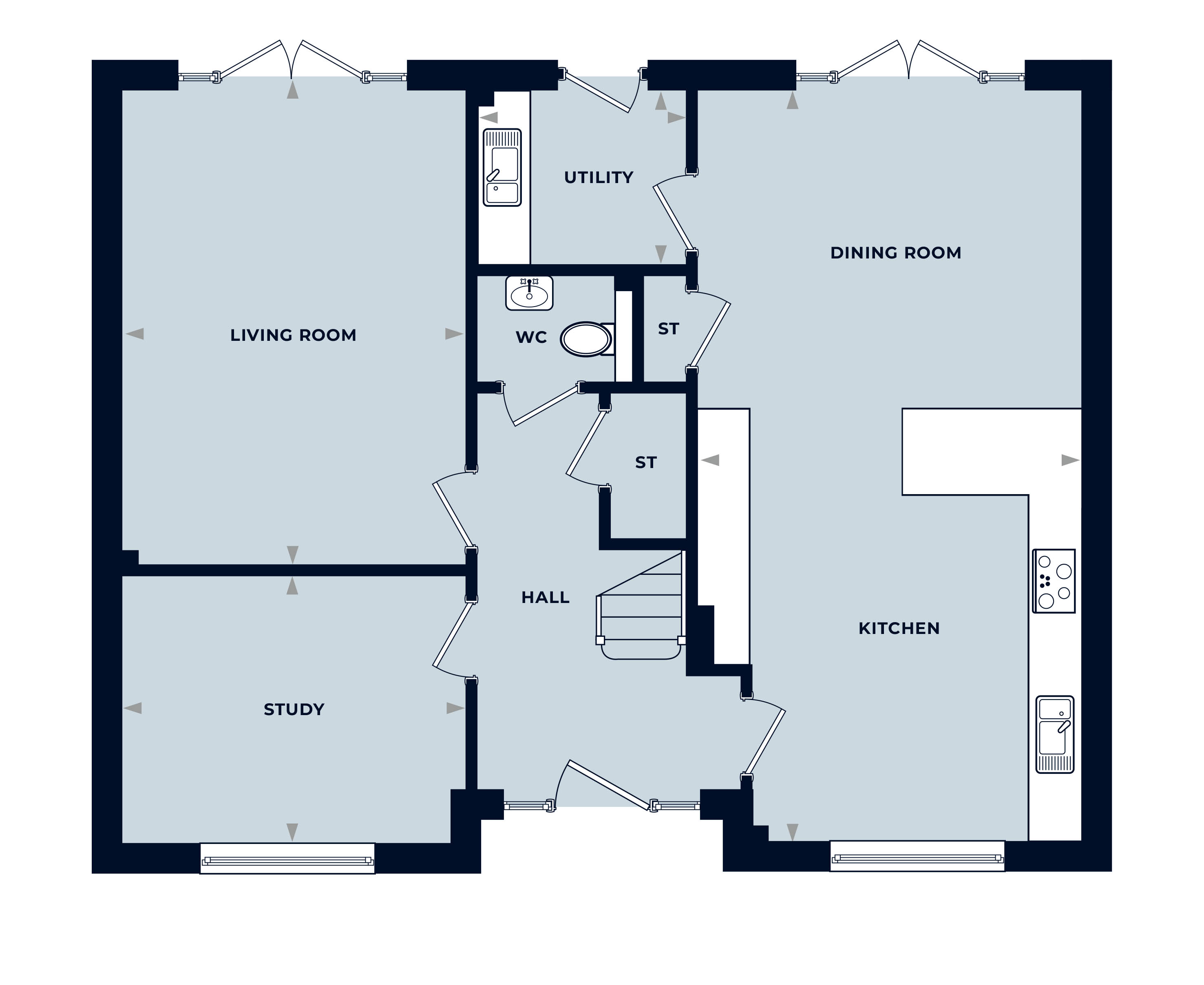 4 bed house for sale in Grange Road, Netley Abbey - Property Floorplan