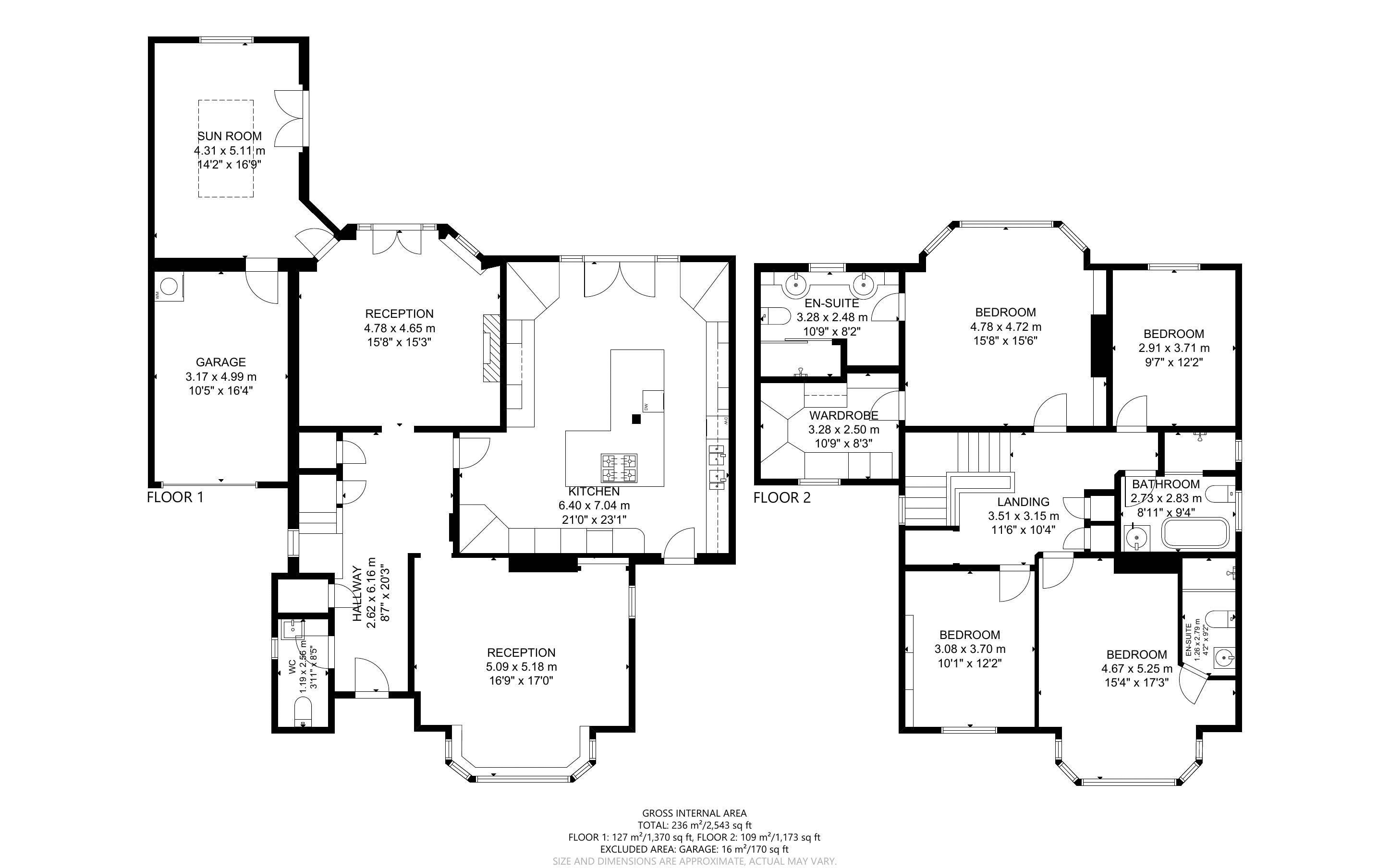 4 bed house for sale in Silverston Avenue, Aldwick - Property Floorplan
