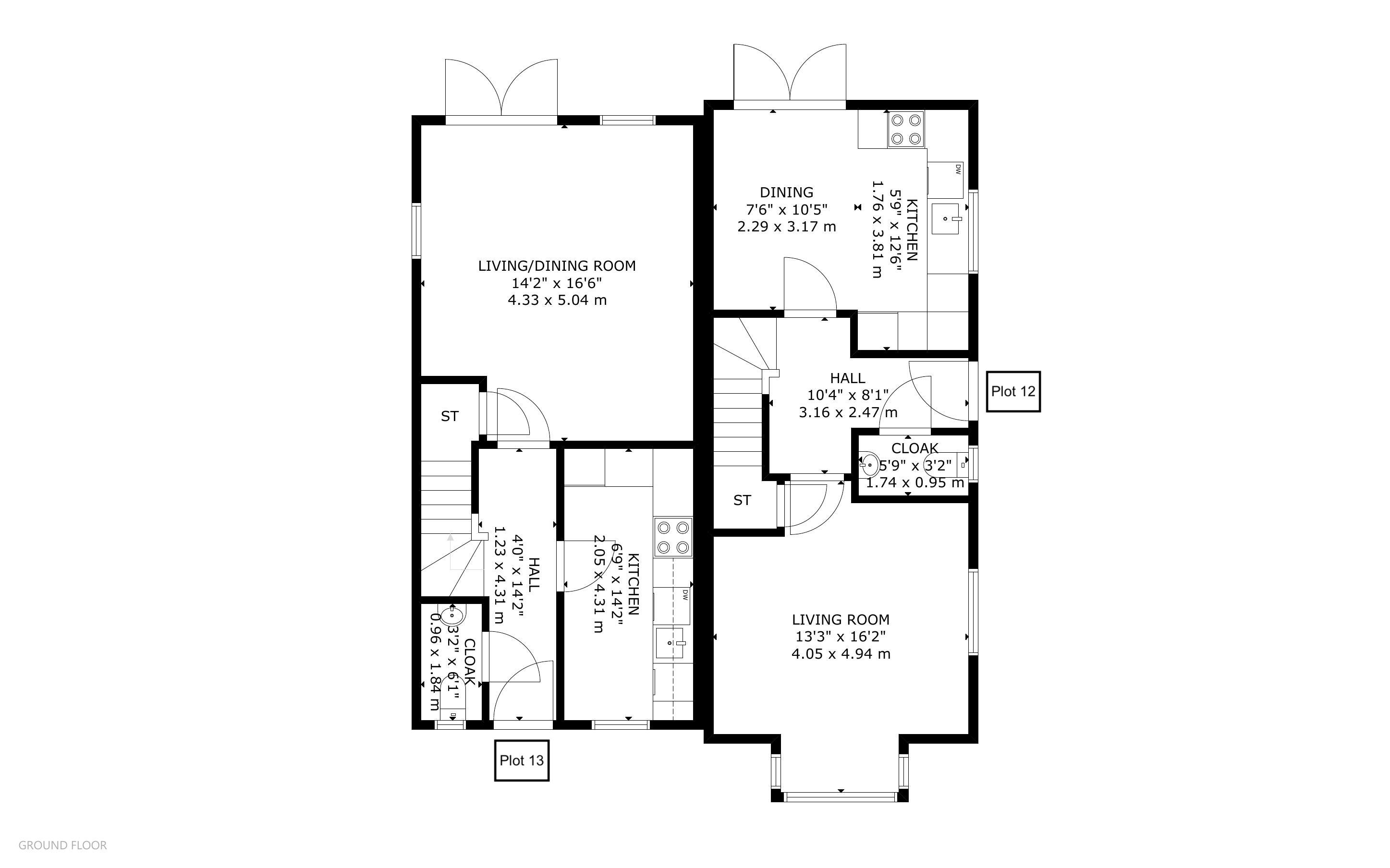 2 bed house for sale in Barnham Road, Eastergate - Property Floorplan