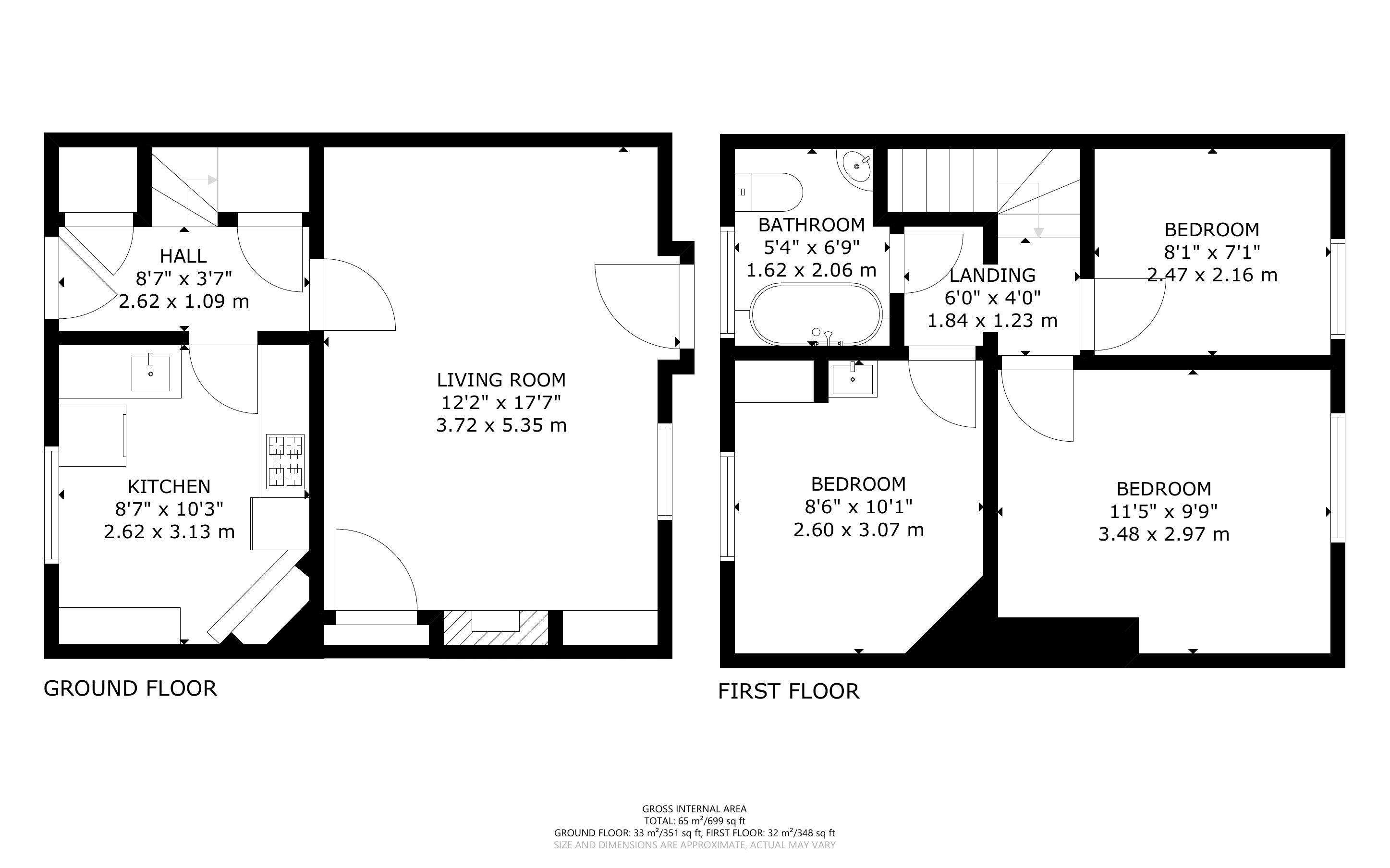 3 bed house for sale in Old Coastguards, Felpham - Property Floorplan