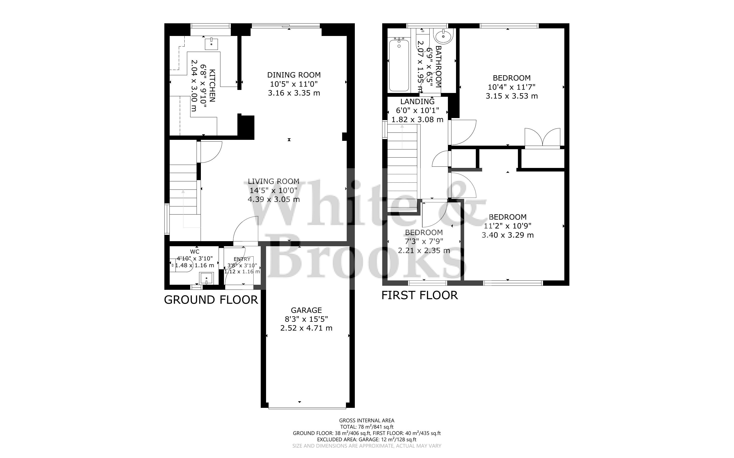 3 bed house for sale in Addison Way, Bognor Regis - Property Floorplan