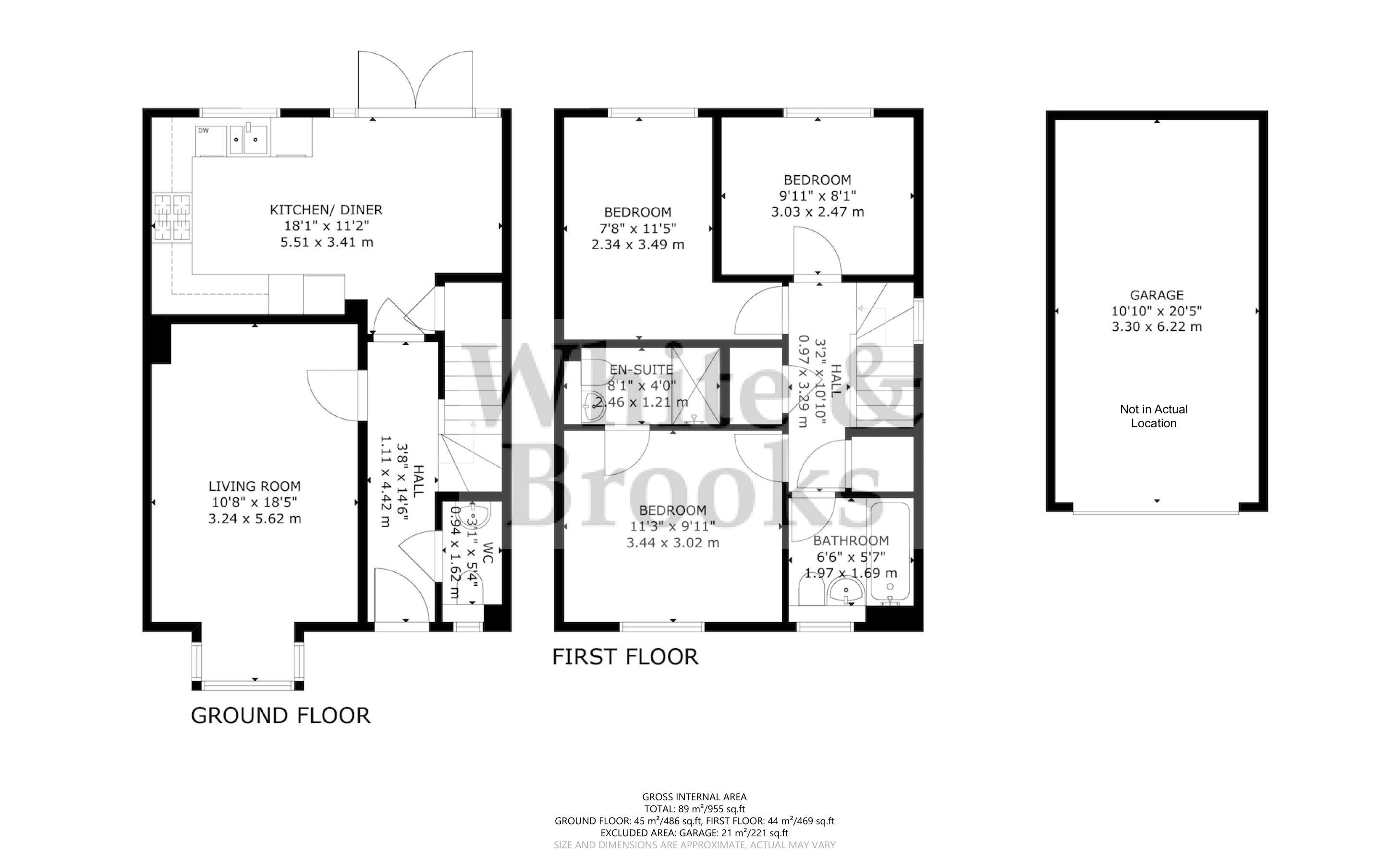 3 bed house for sale in Herdwick Lane, North Bersted - Property Floorplan