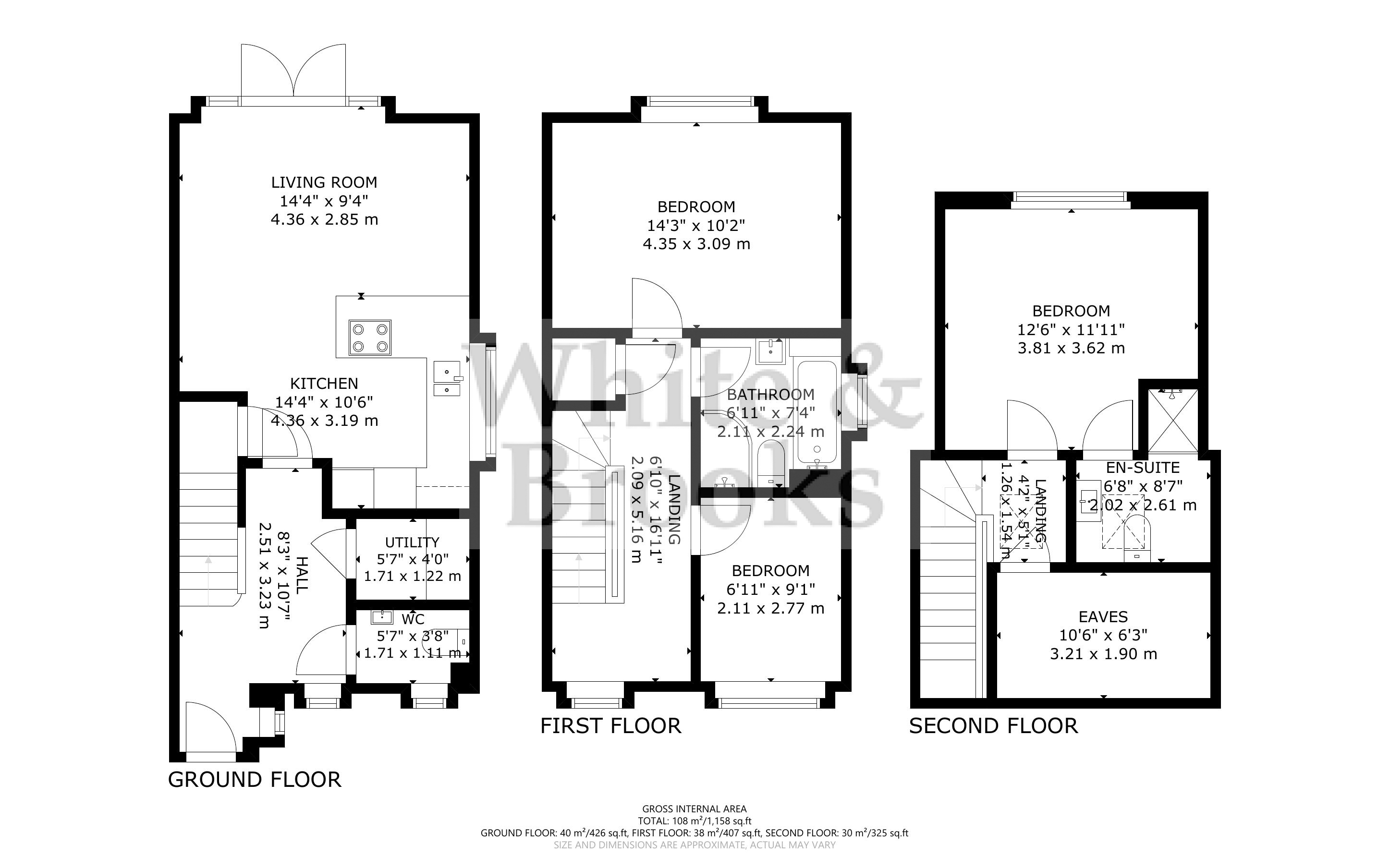 3 bed house for sale in Plover Close, Bognor Regis - Property Floorplan