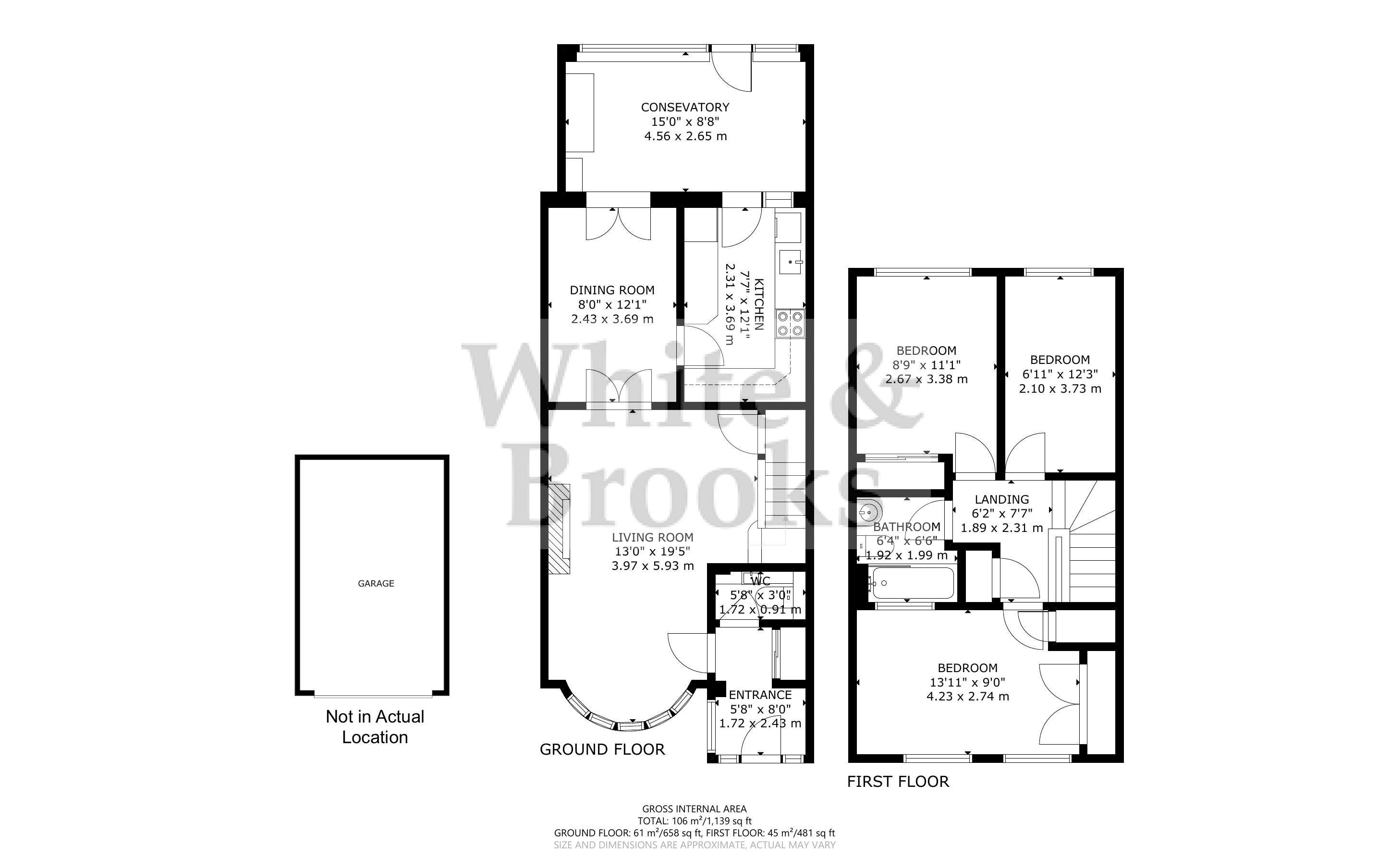 3 bed house for sale in Saville Close, Gosport - Property Floorplan