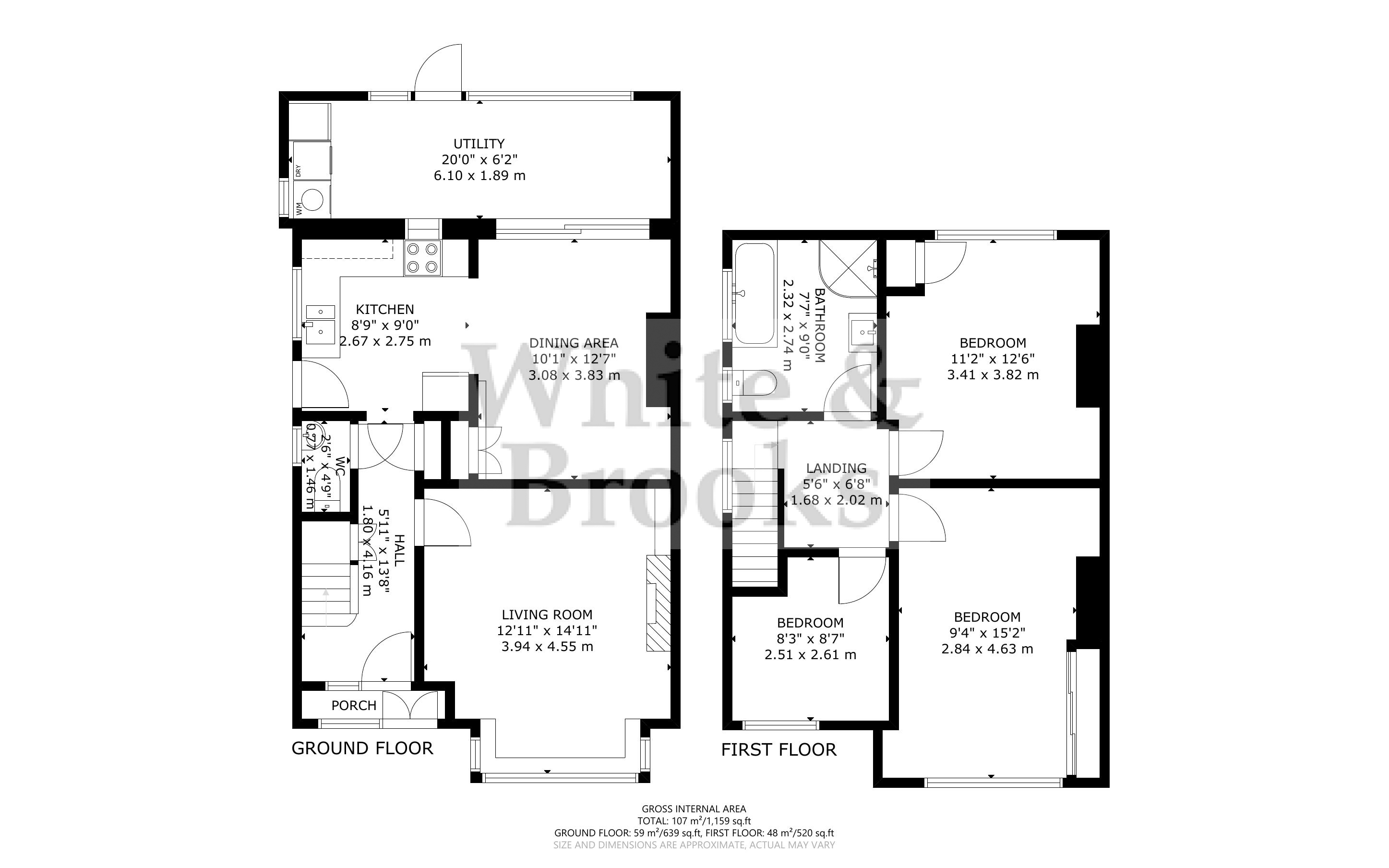 3 bed house for sale in Annandale Avenue, Bognor Regis - Property Floorplan