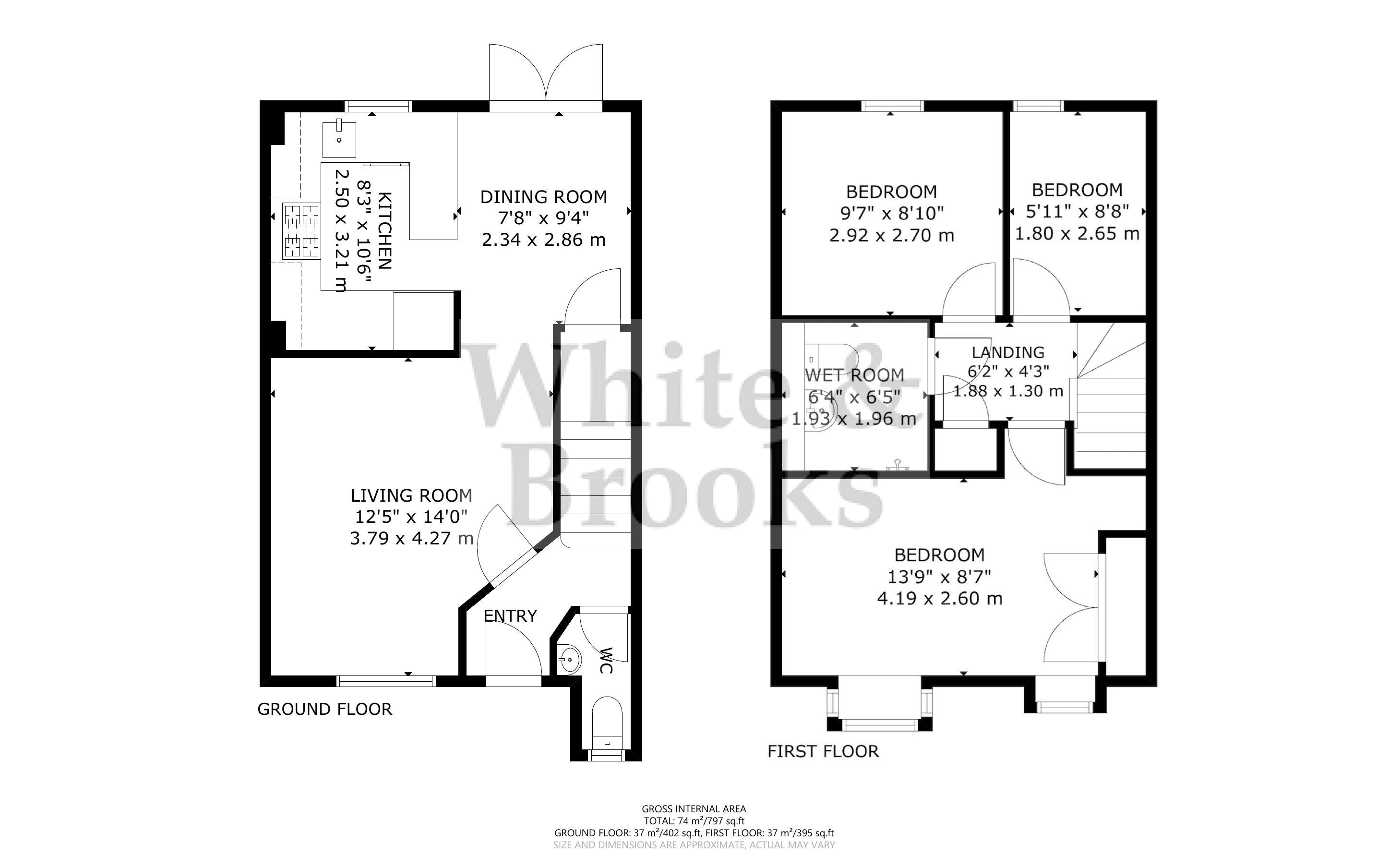 3 bed house for sale in Ensign Drive, Gosport - Property Floorplan