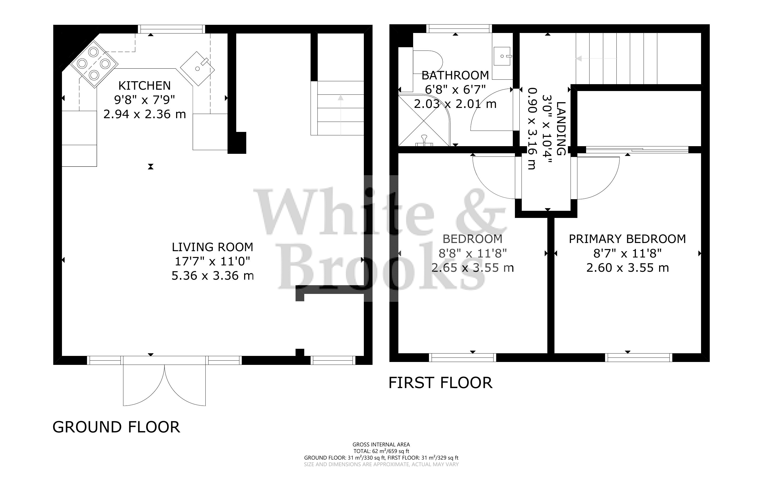 2 bed house for sale in Market Street, Bognor Regis - Property Floorplan