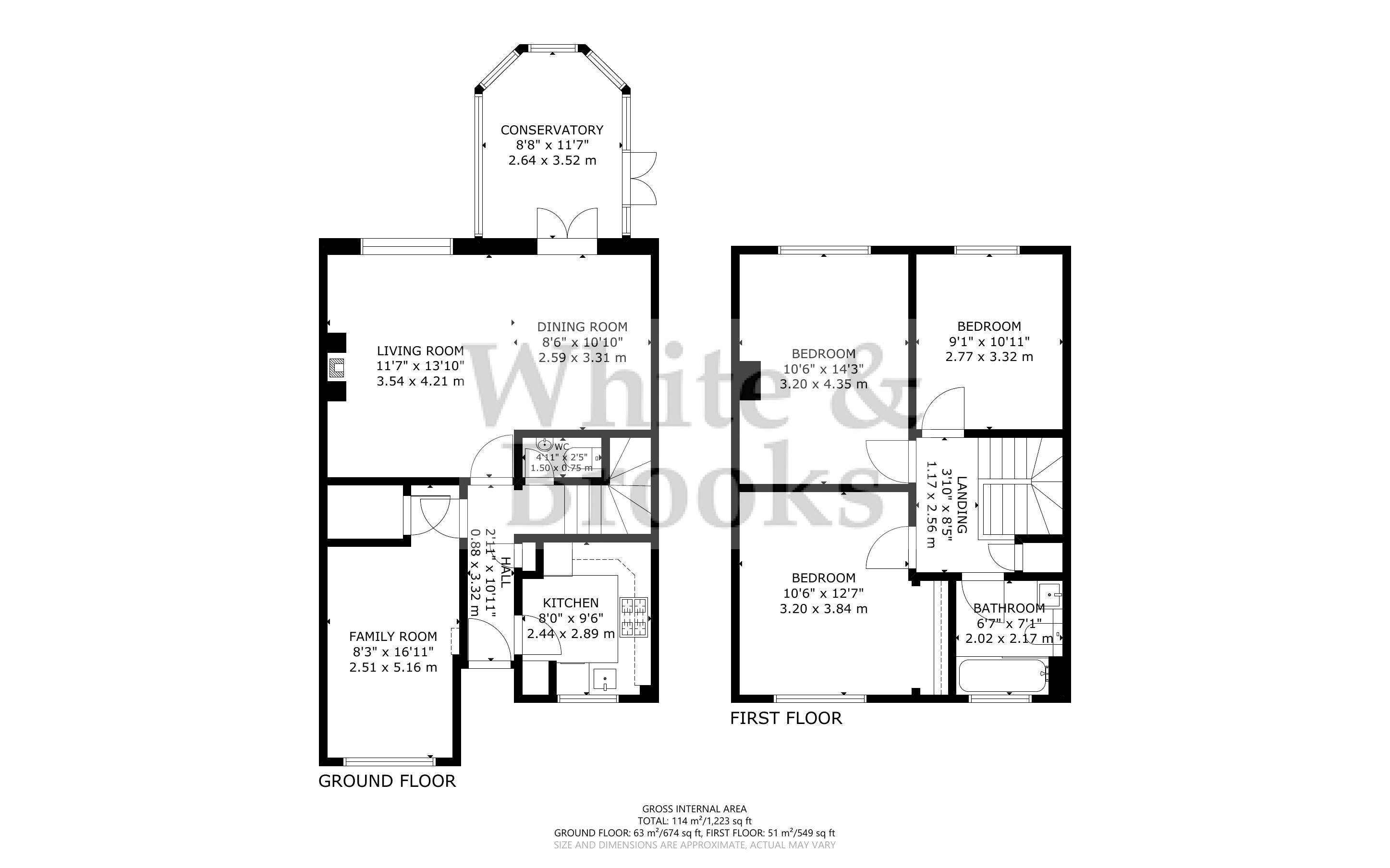 3 bed house for sale in Whitebeam Way, Middleton On Sea - Property Floorplan