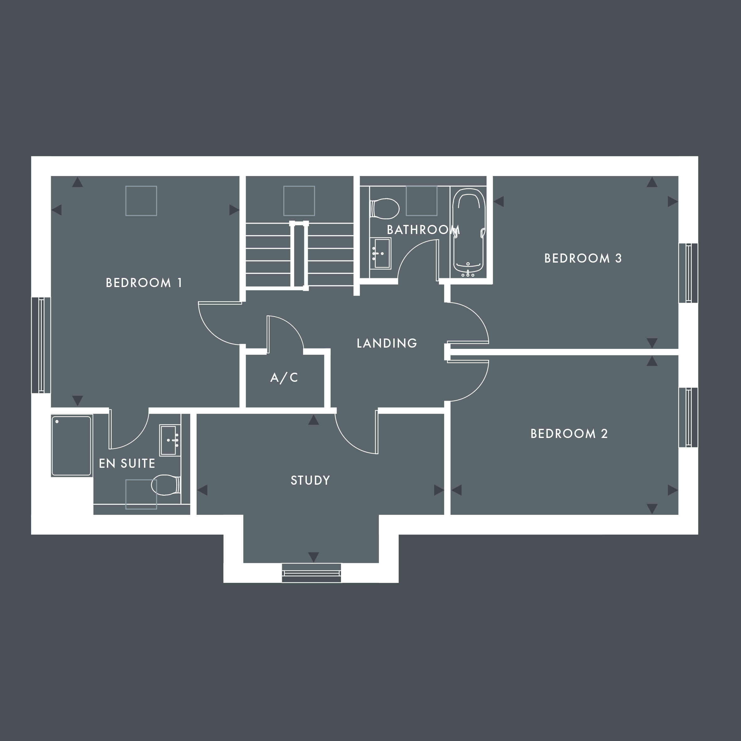 3 bed house for sale in Coombe Road, East Meon - Property Floorplan