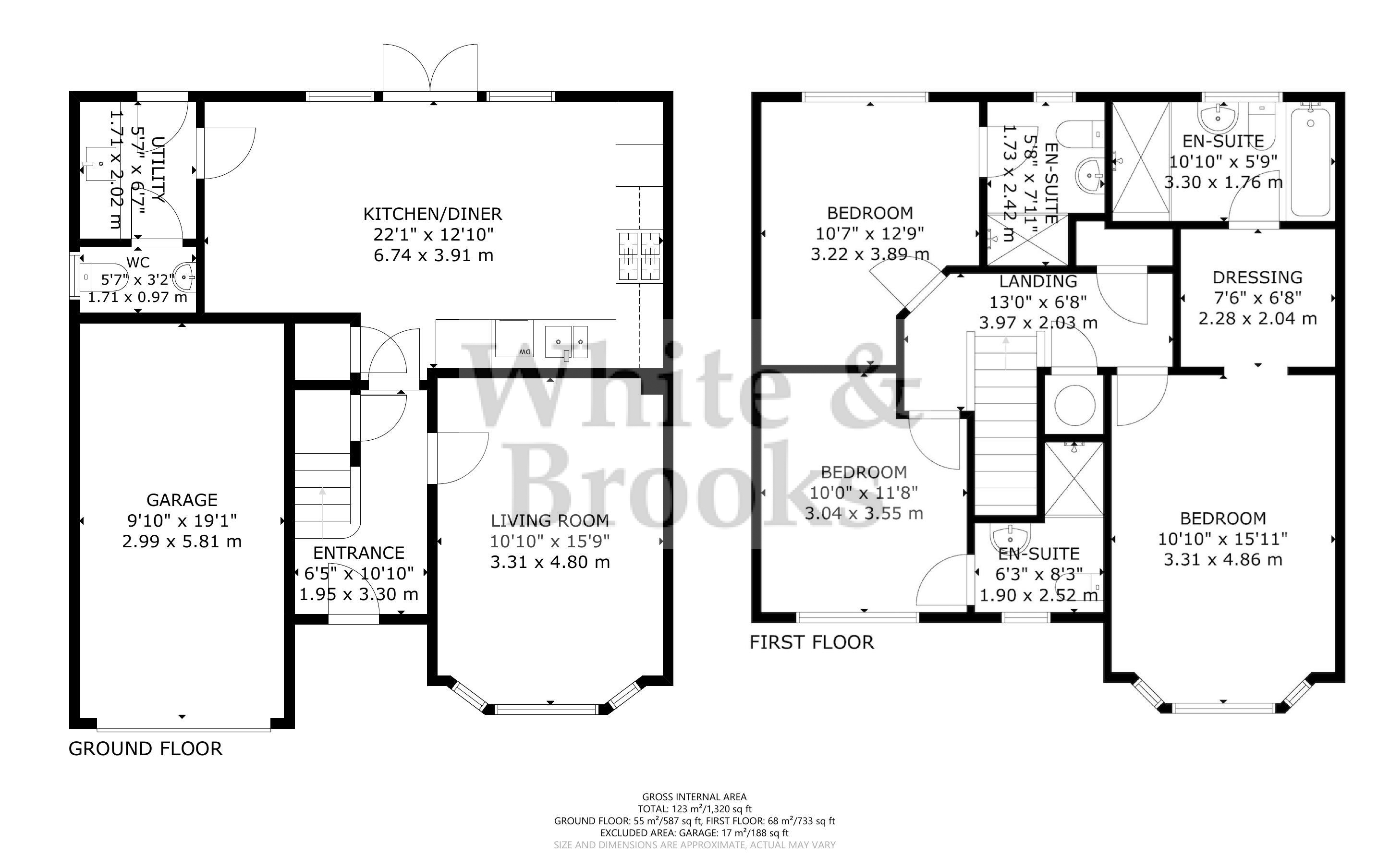 3 bed house for sale in Fennel Drive, Chichester - Property Floorplan