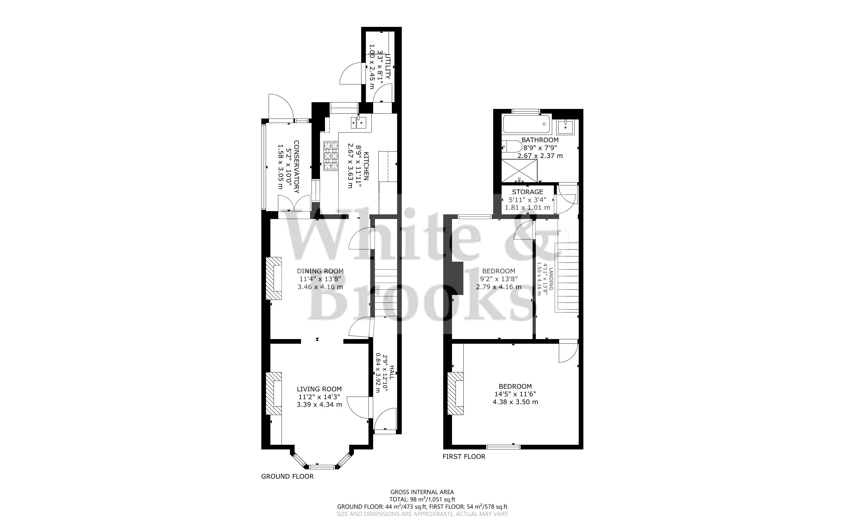 2 bed house for sale in St. Edwards Road, Gosport - Property Floorplan