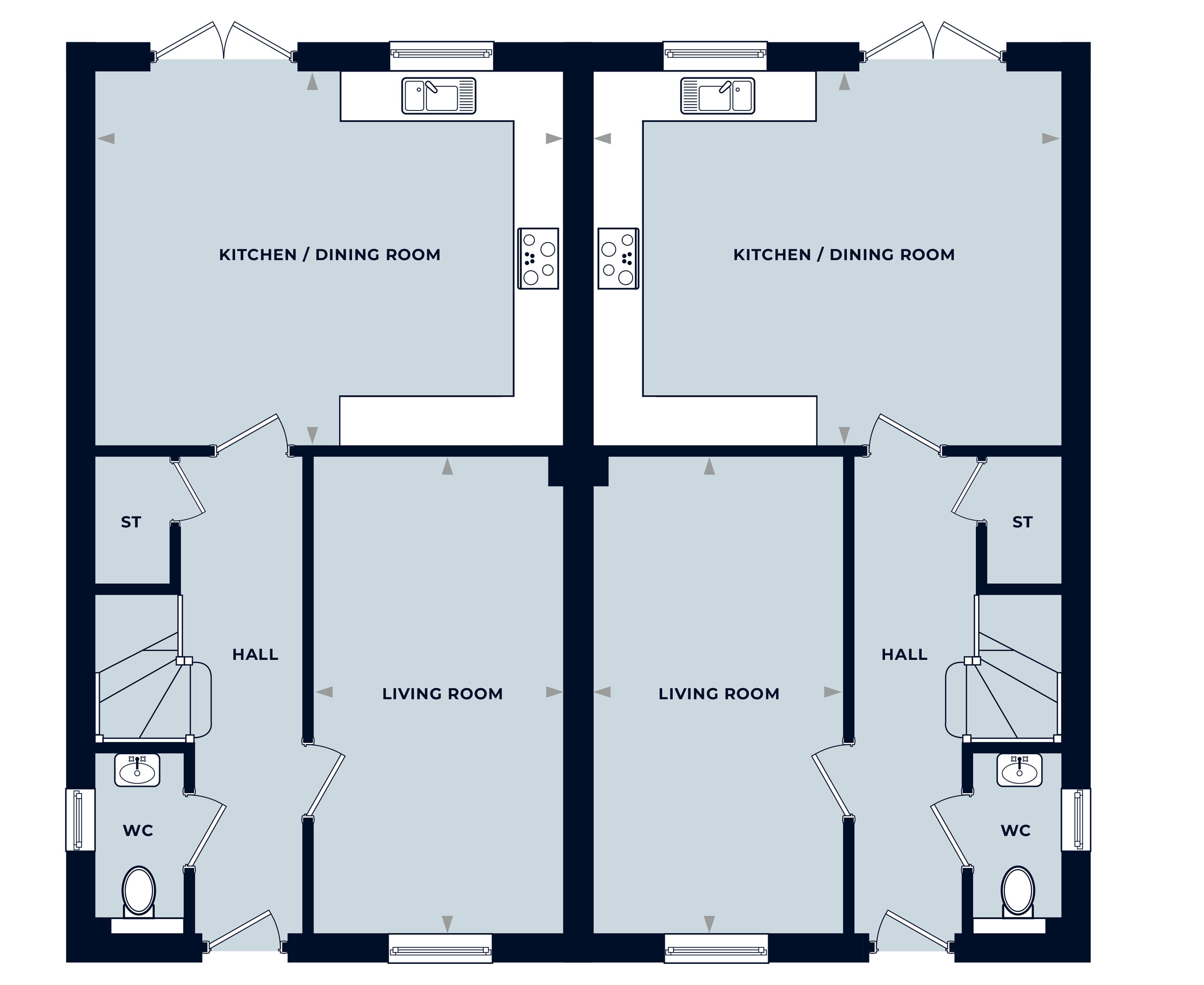3 bed house for sale in Grange Road, Netley Abbey - Property Floorplan