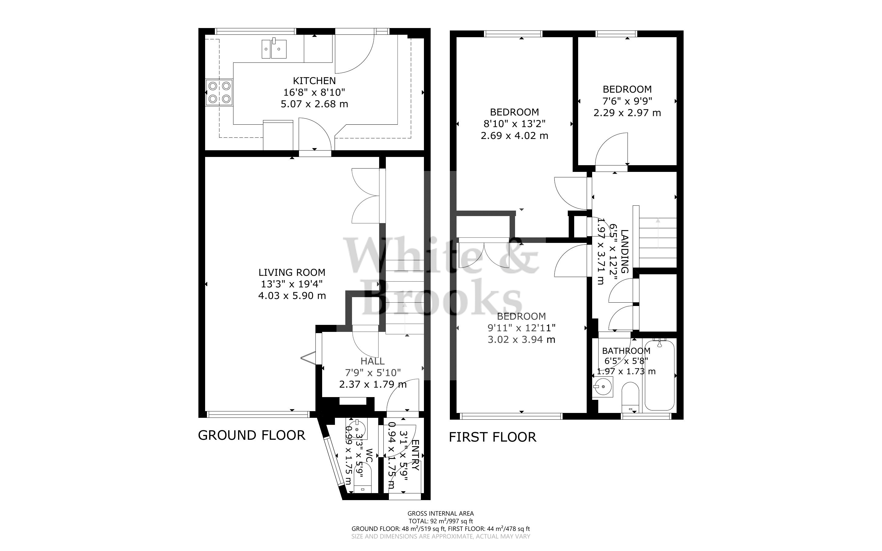 3 bed house for sale in Willowhale Green, Rose Green - Property Floorplan