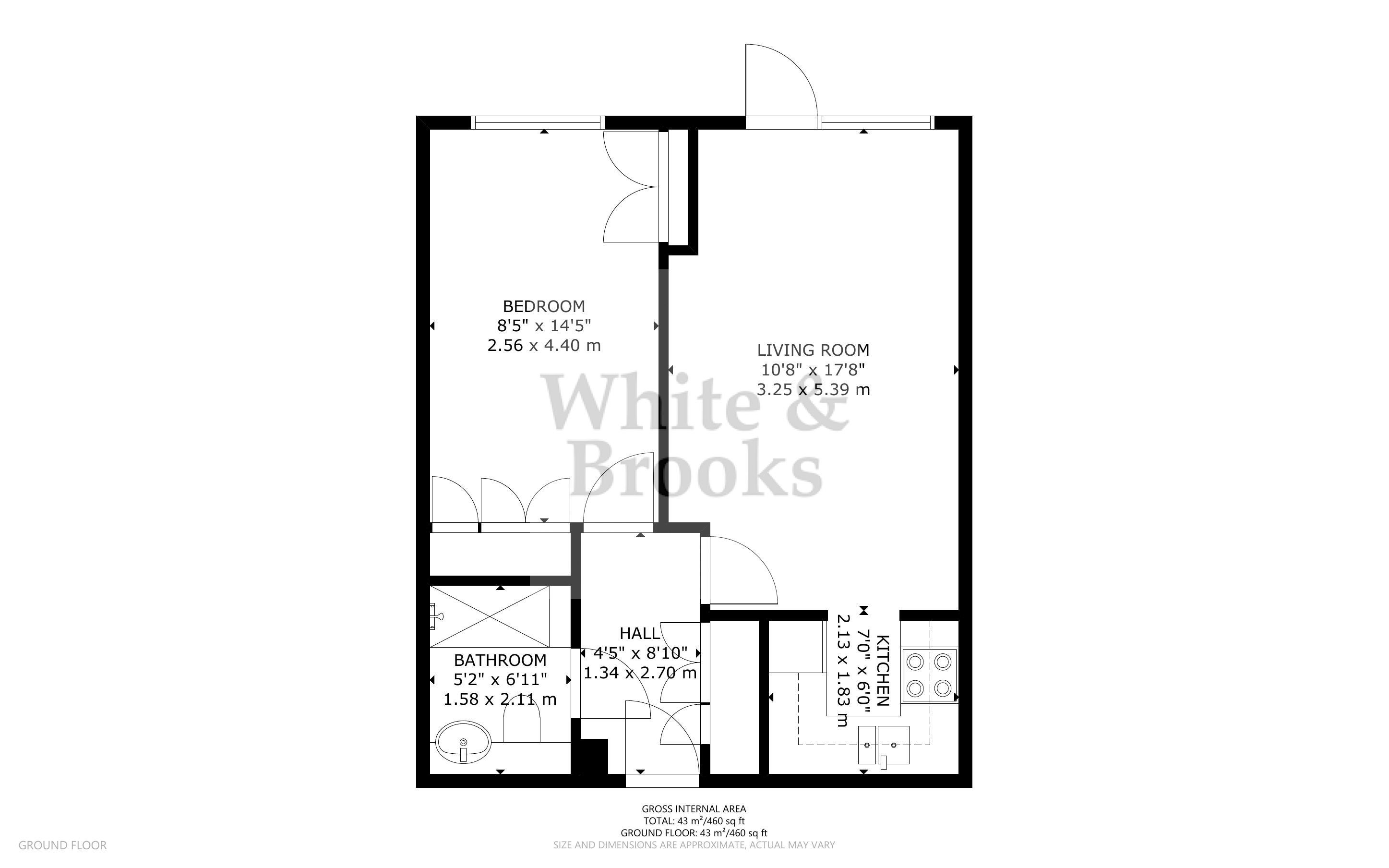 1 bed apartment for sale in Pagham Road, Pagham - Property Floorplan