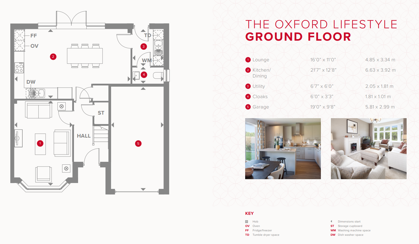 3 bed house for sale in Pinewood Way, Chichester - Property Floorplan