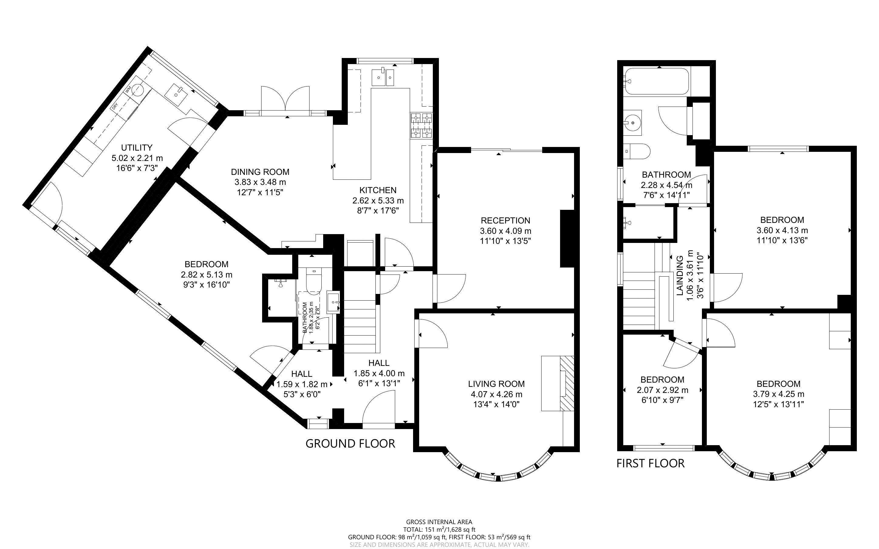 4 bed house for sale in Whyke Road, Chichester - Property Floorplan