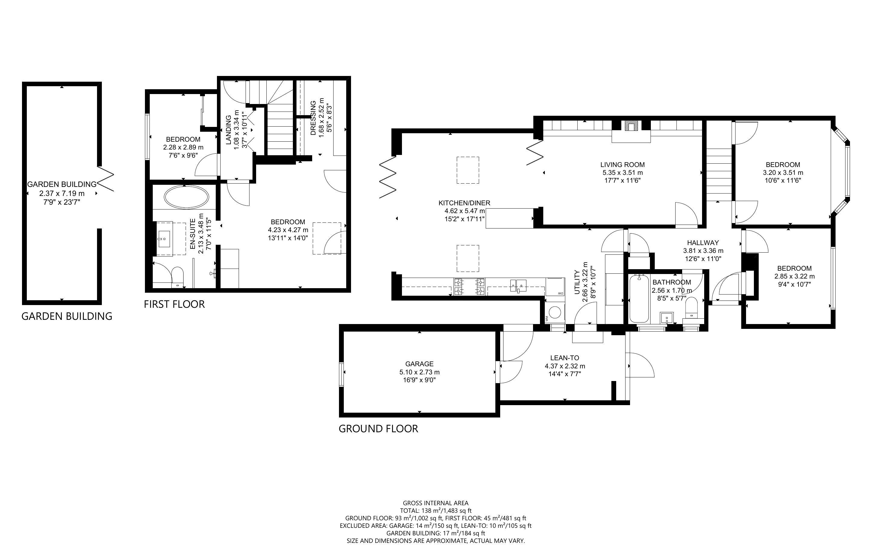 4 bed house for sale in Langdale Avenue, Chichester - Property Floorplan
