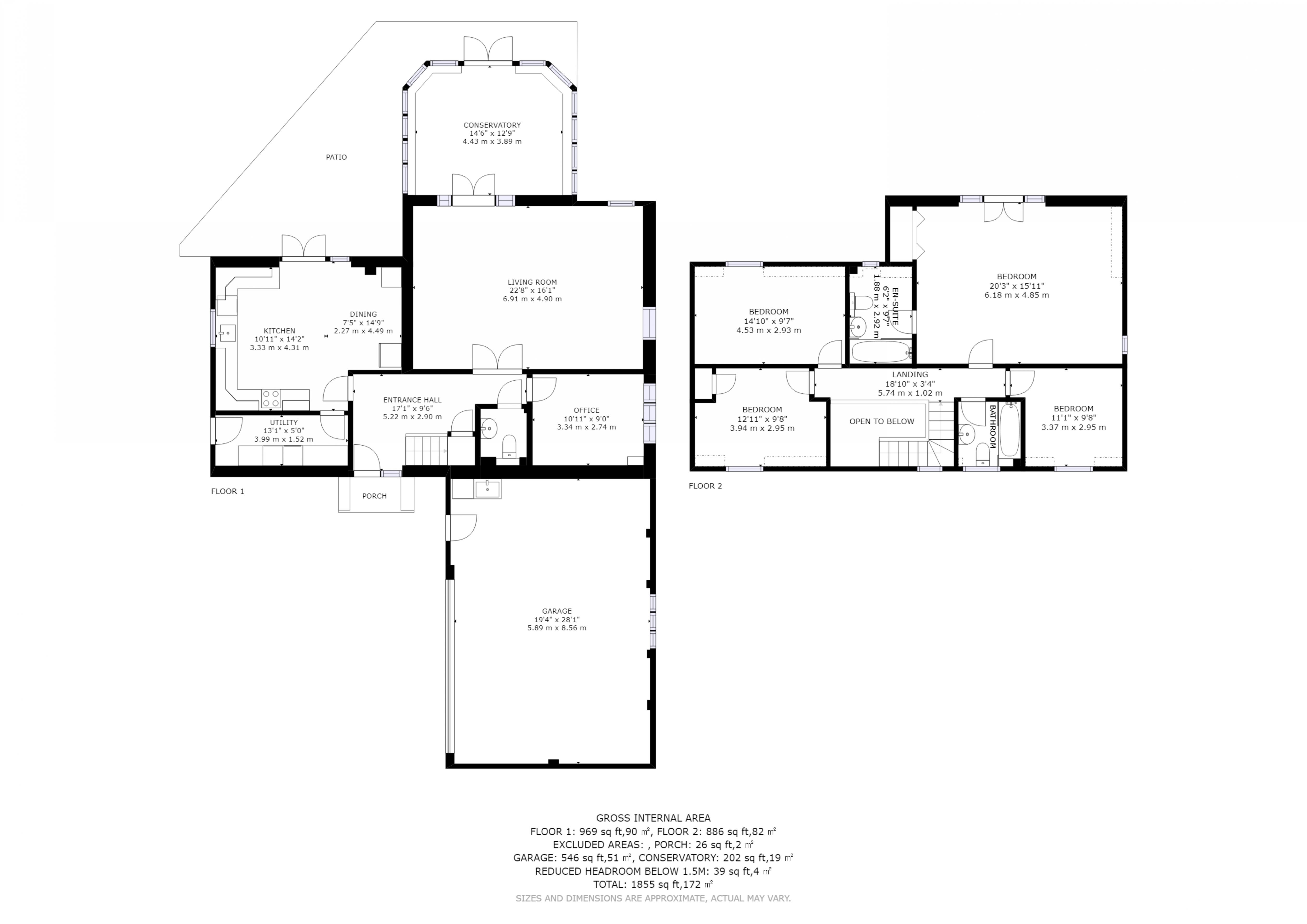 4 bed house for sale in Newells Lane, West Ashling - Property Floorplan