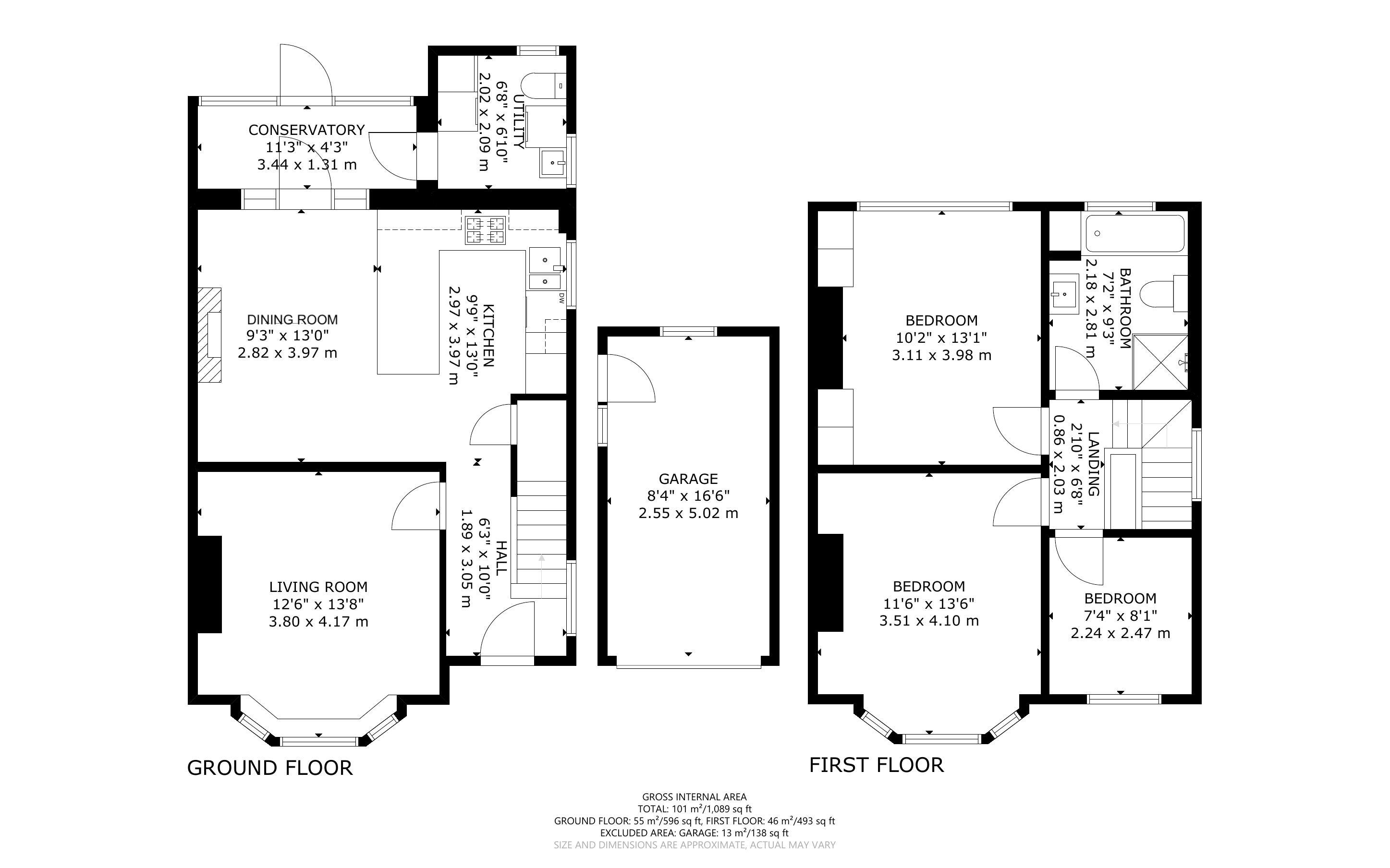 3 bed house for sale in Selsey Road, Chichester - Property Floorplan