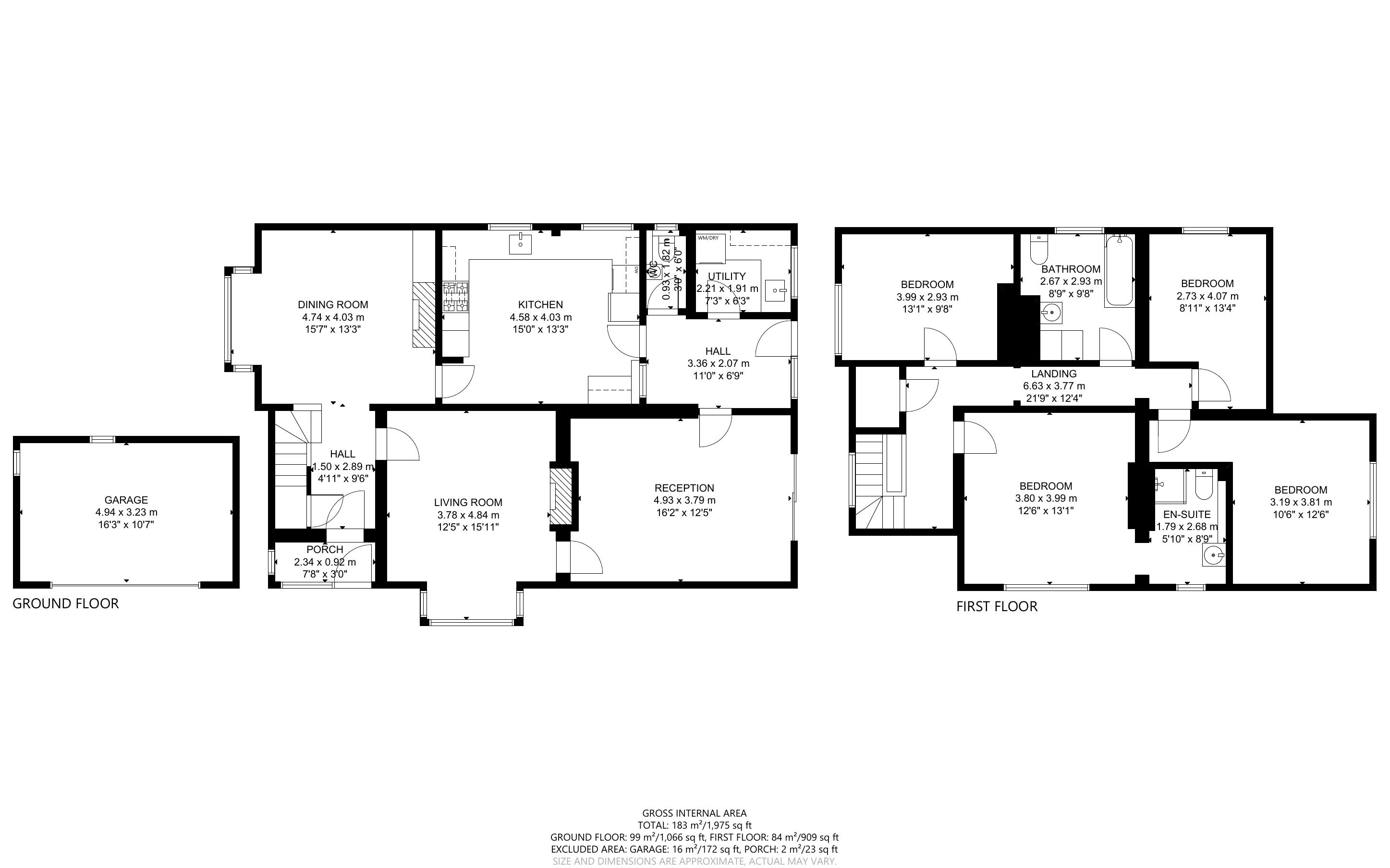 4 bed house for sale in Stockbridge Road, Chichester - Property Floorplan