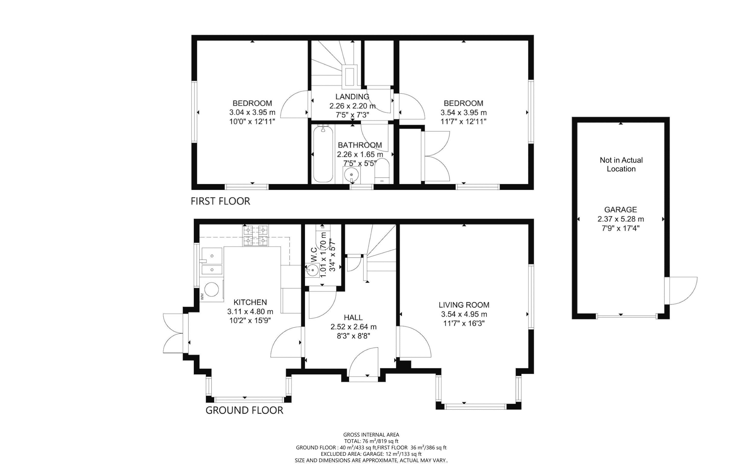 2 bed house for sale in Wealden Drive, Westhampnett - Property Floorplan