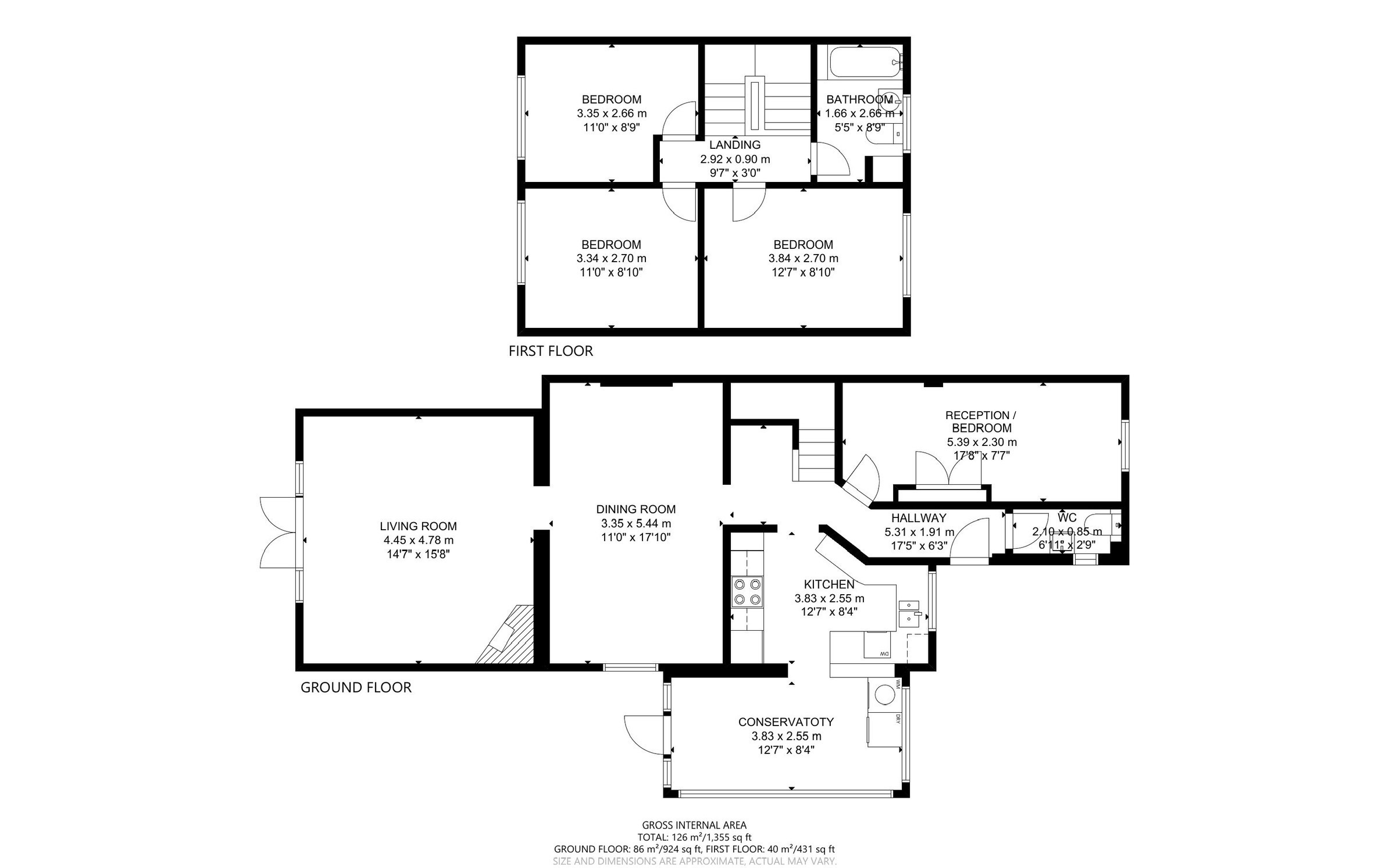 4 bed house for sale in St. Johns Close, Aldingbourne - Property Floorplan