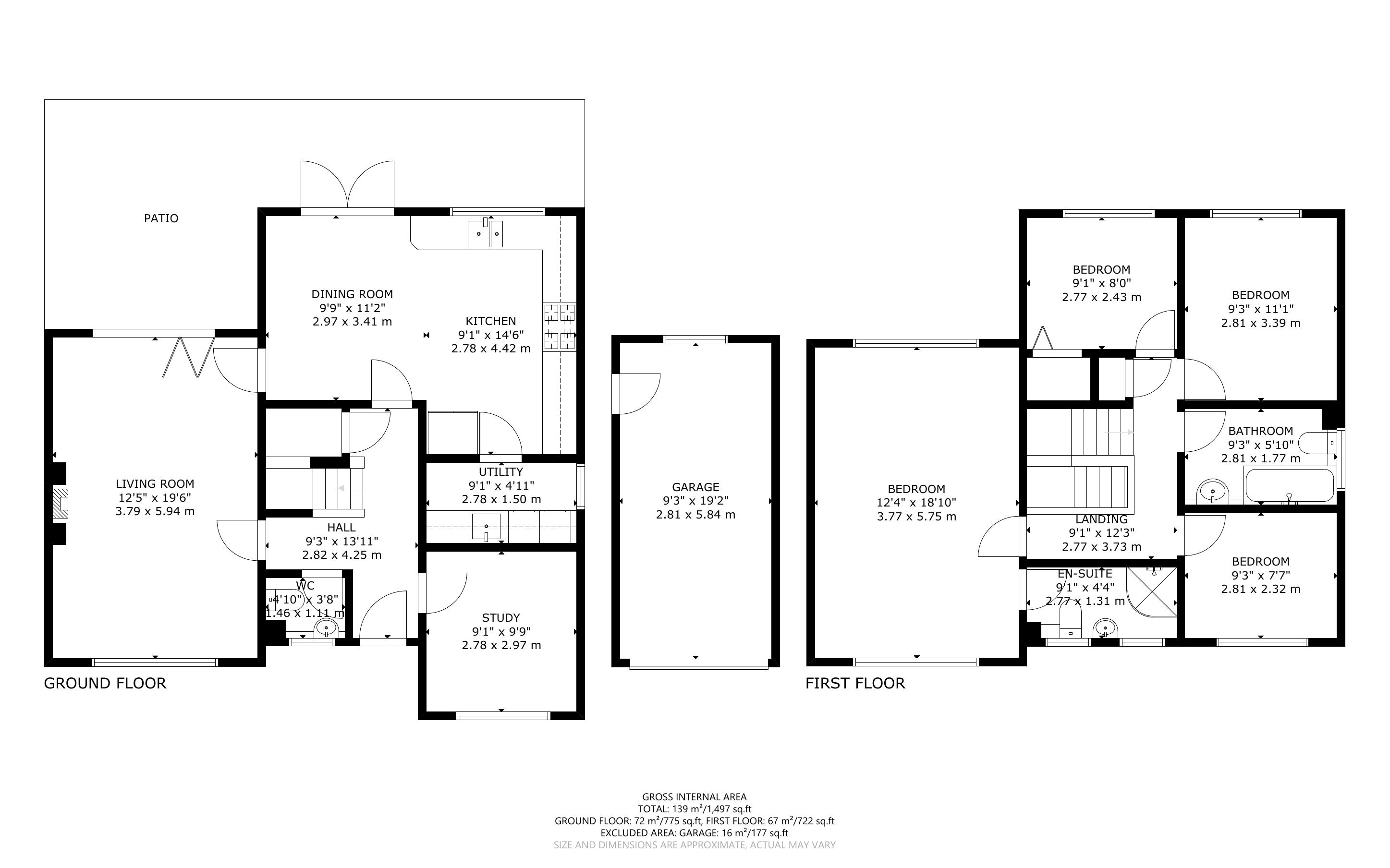 4 bed house for sale in Conifer Drive, Hambrook - Property Floorplan