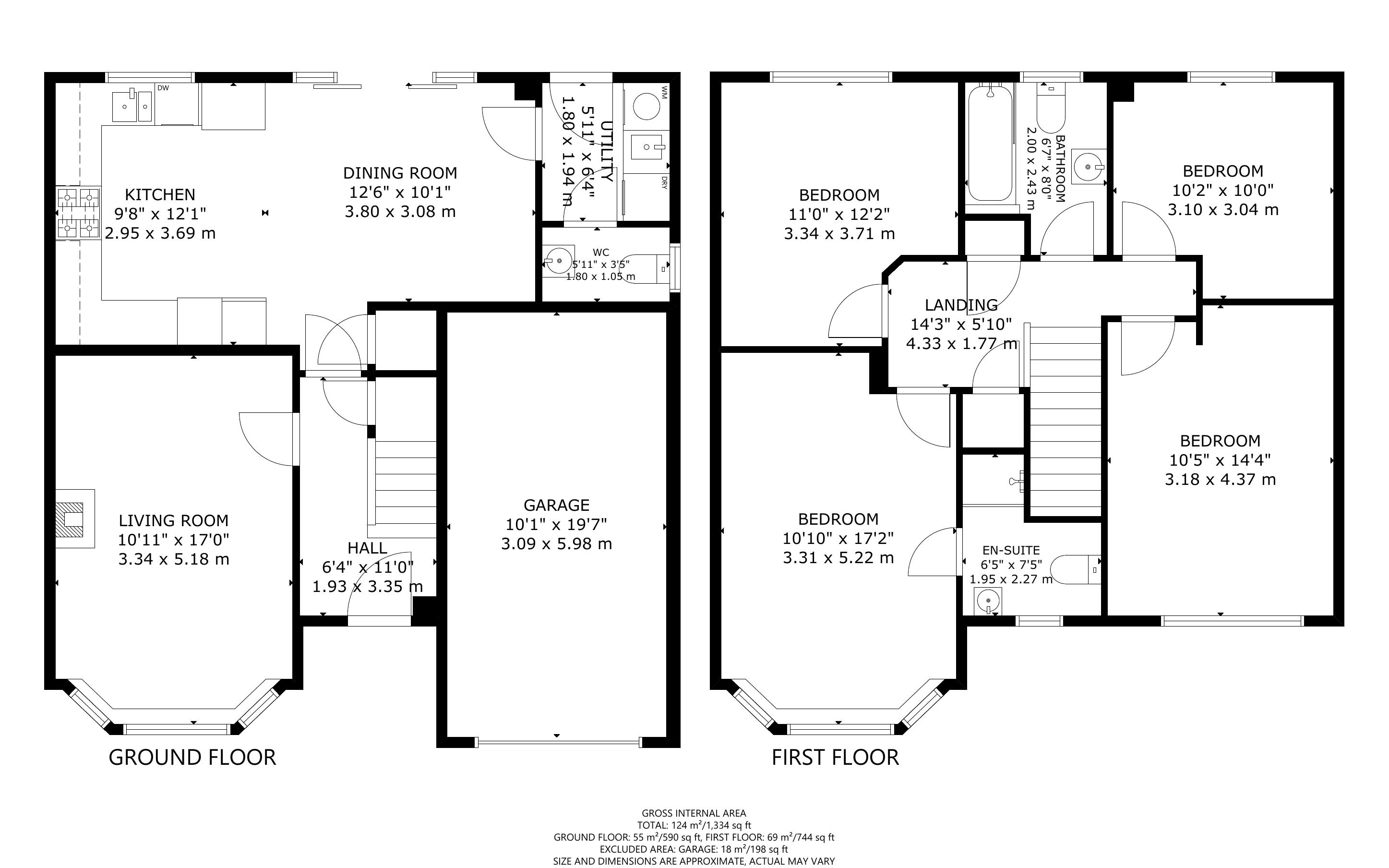 4 bed house for sale in Songthrush Lane, Barnham - Property Floorplan