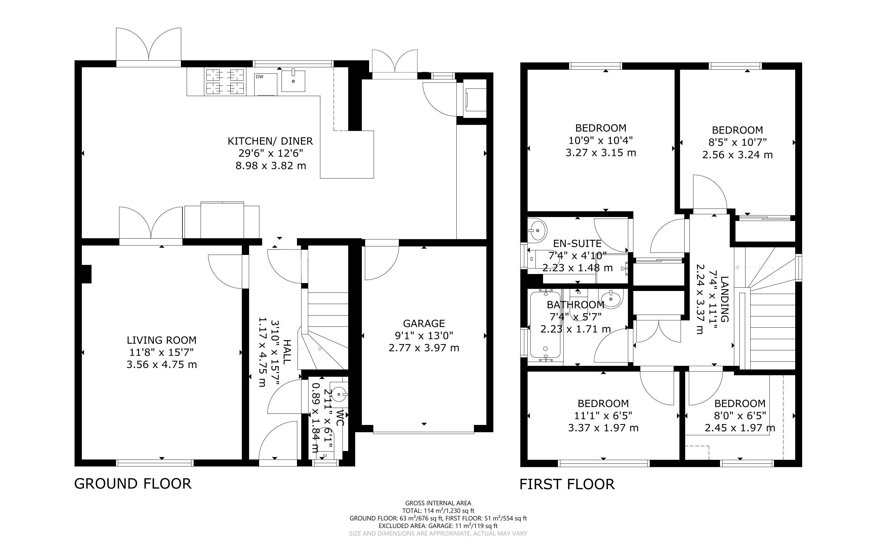4 bed house for sale in Fontwell Close, Fontwell - Property Floorplan