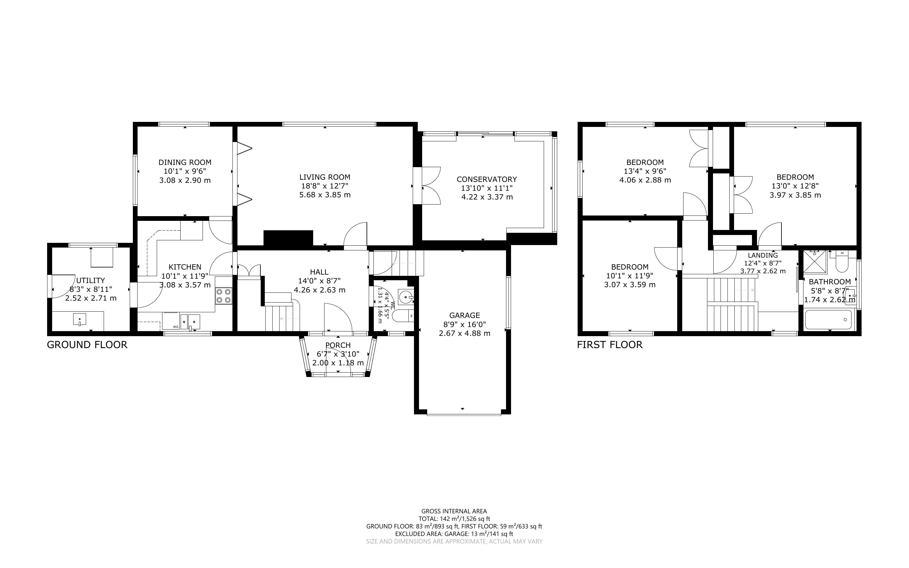 3 bed house for sale in Lower Road, East Lavant - Property Floorplan