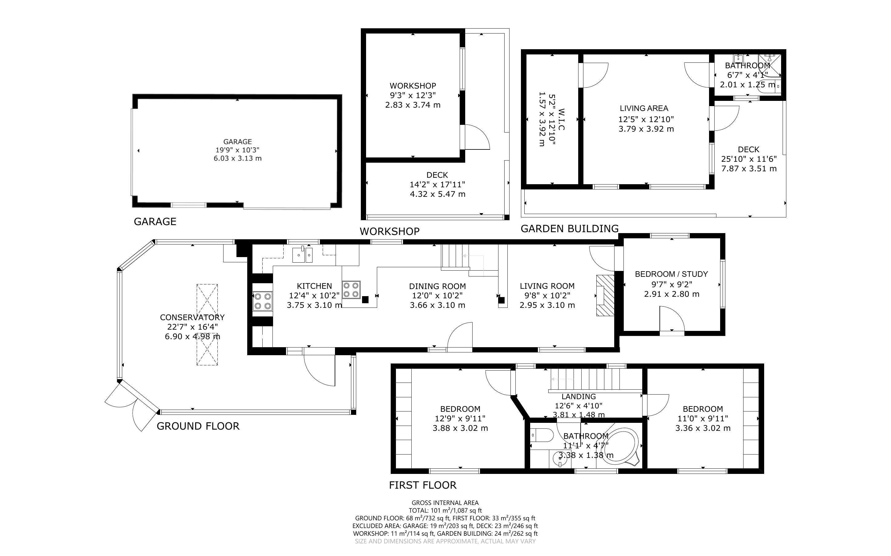 3 bed house for sale in Hunston, Chichester - Property Floorplan