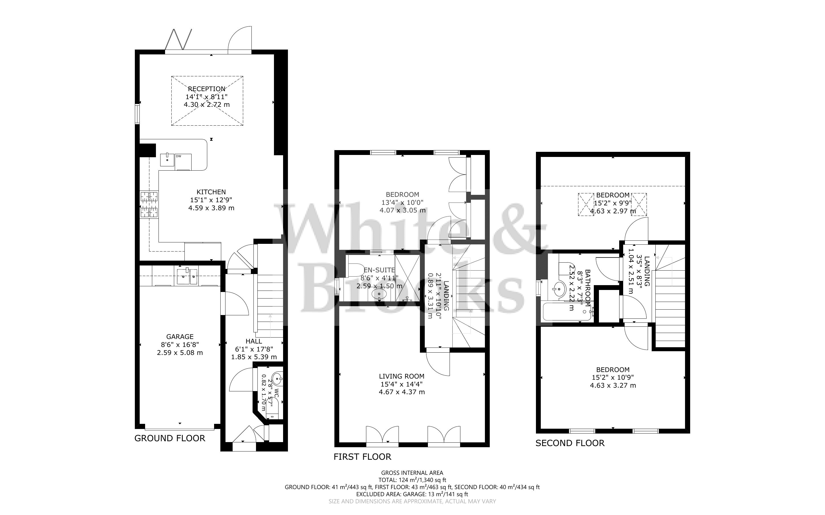 3 bed house for sale in Woodlands Lane, Chichester - Property Floorplan