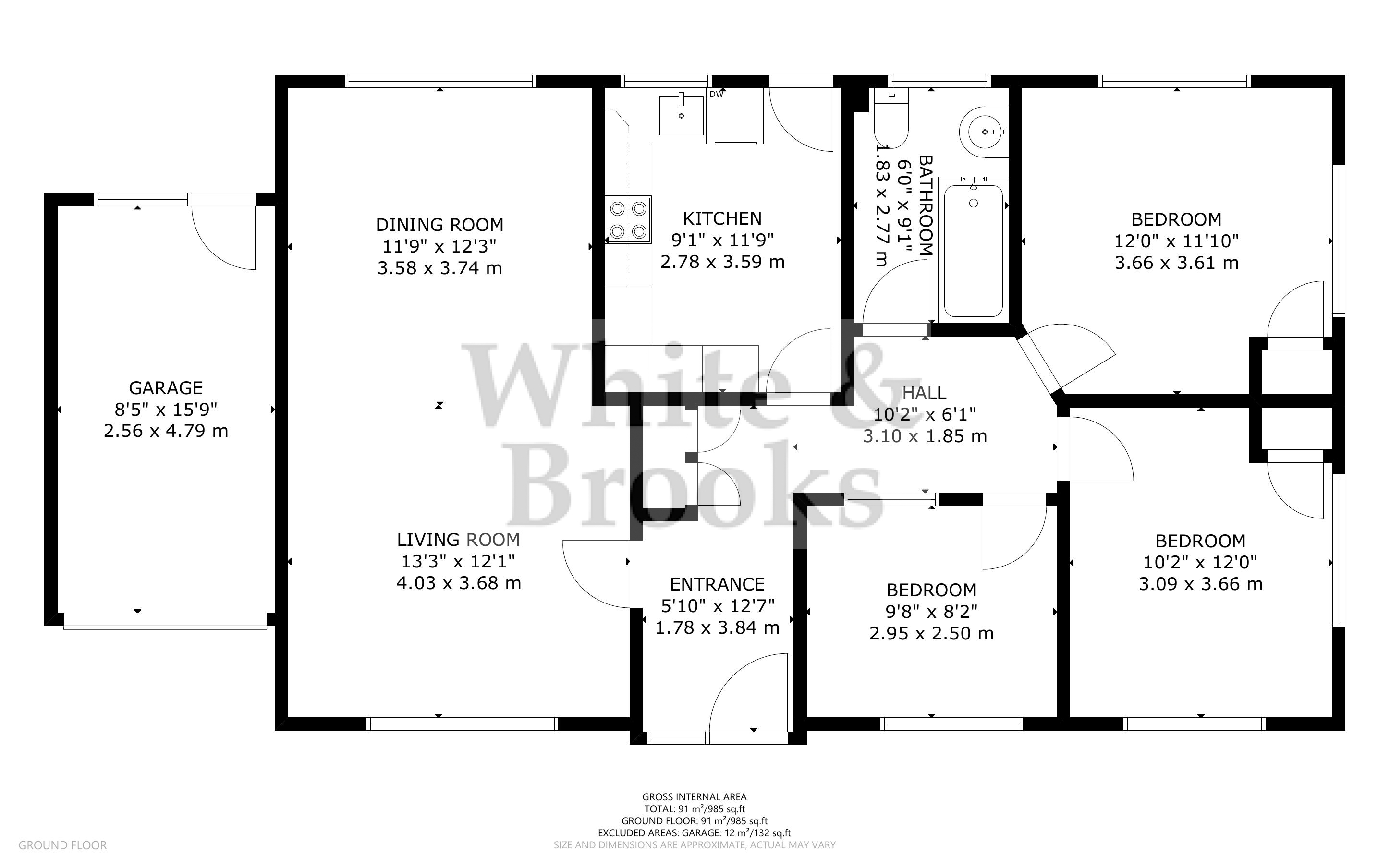 3 bed bungalow for sale in Appledram Lane North, Chichester - Property Floorplan