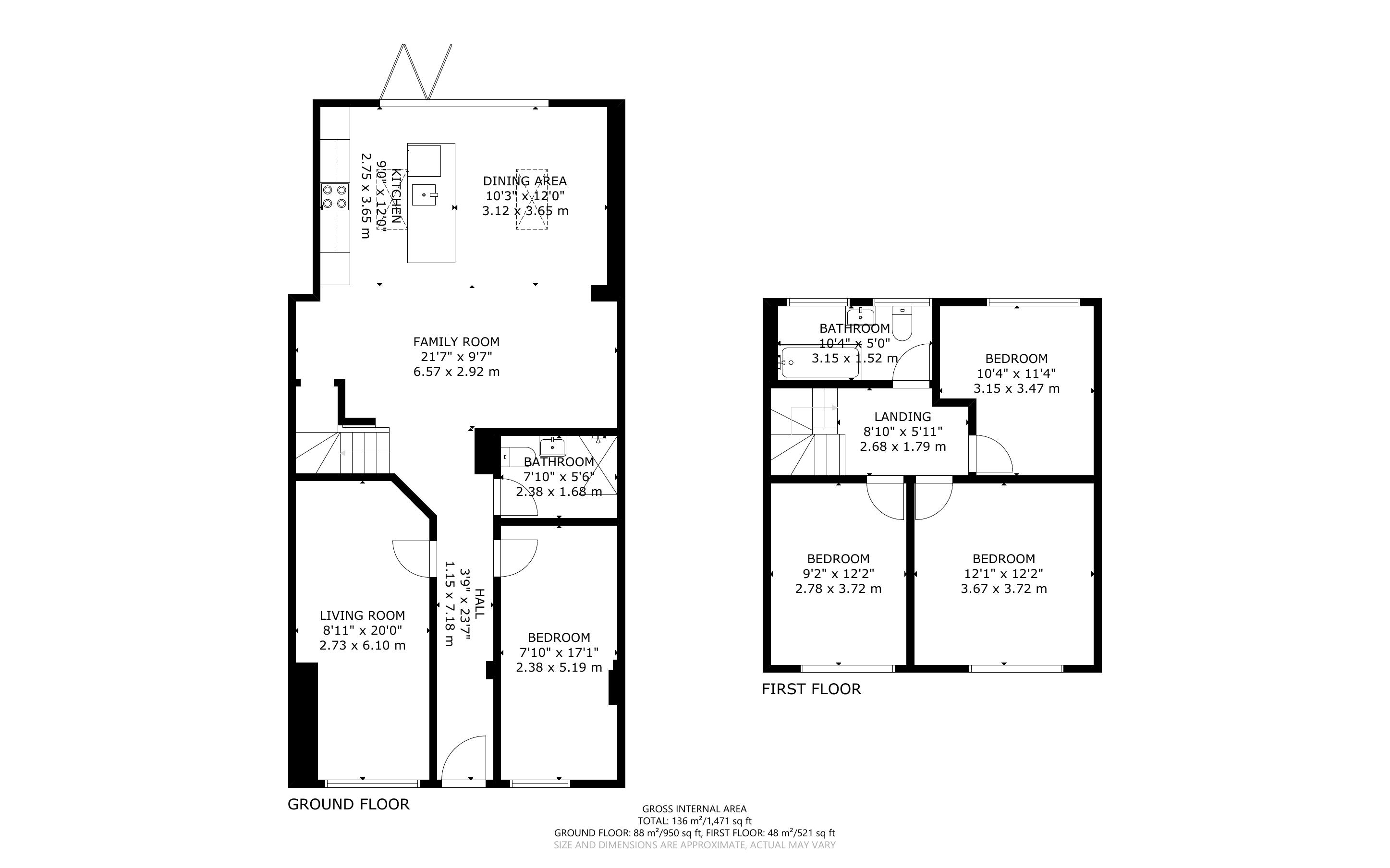 5 bed house for sale in Cambrai Avenue, Chichester - Property Floorplan