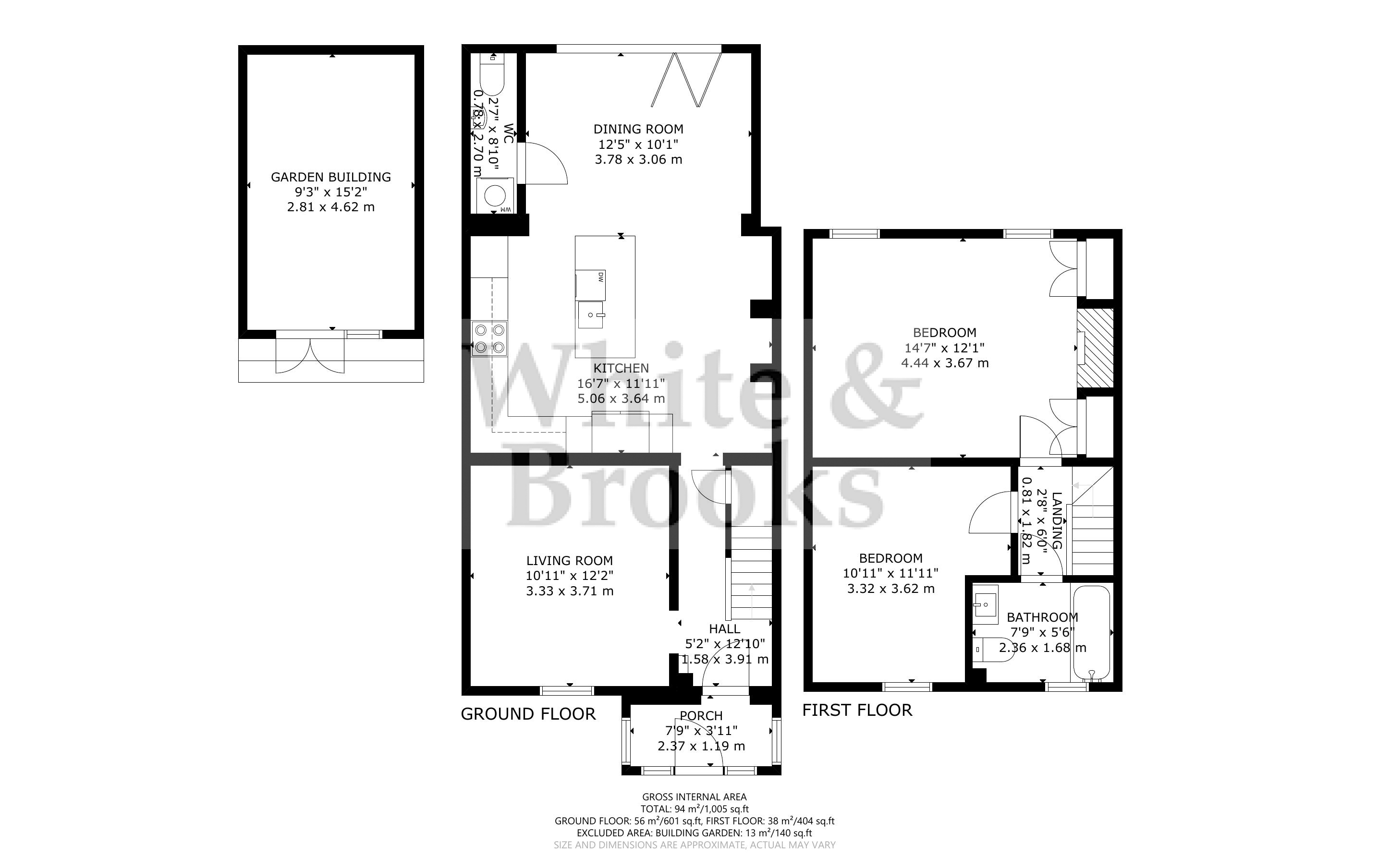 2 bed house for sale in Thorney Road, Emsworth - Property Floorplan