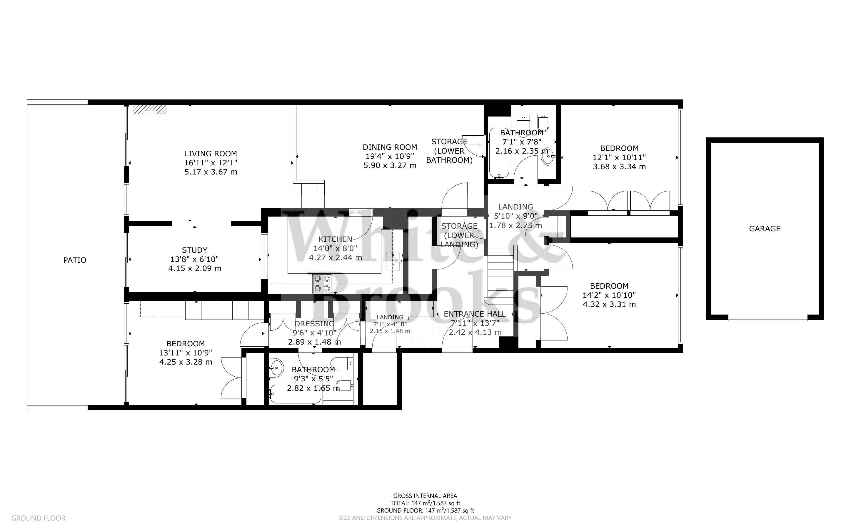 3 bed apartment for sale in Tollhouse Close, Chichester - Property Floorplan