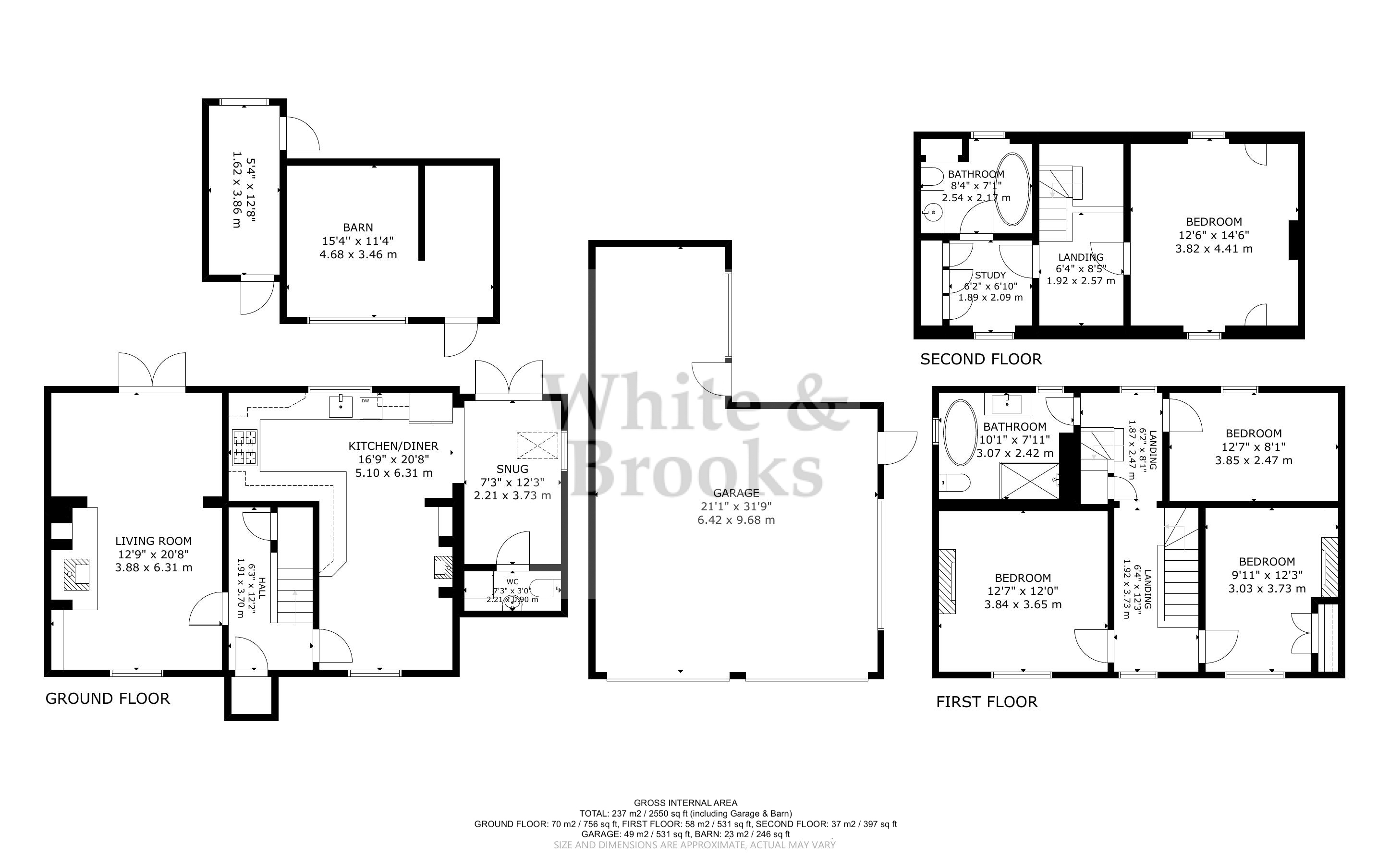 4 bed house for sale in Halnaker, Chichester - Property Floorplan