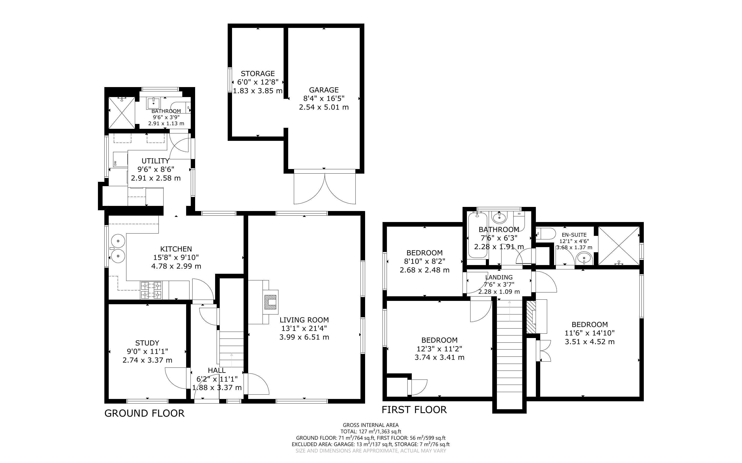 3 bed house for sale in Old Coastguards, Felpham - Property Floorplan