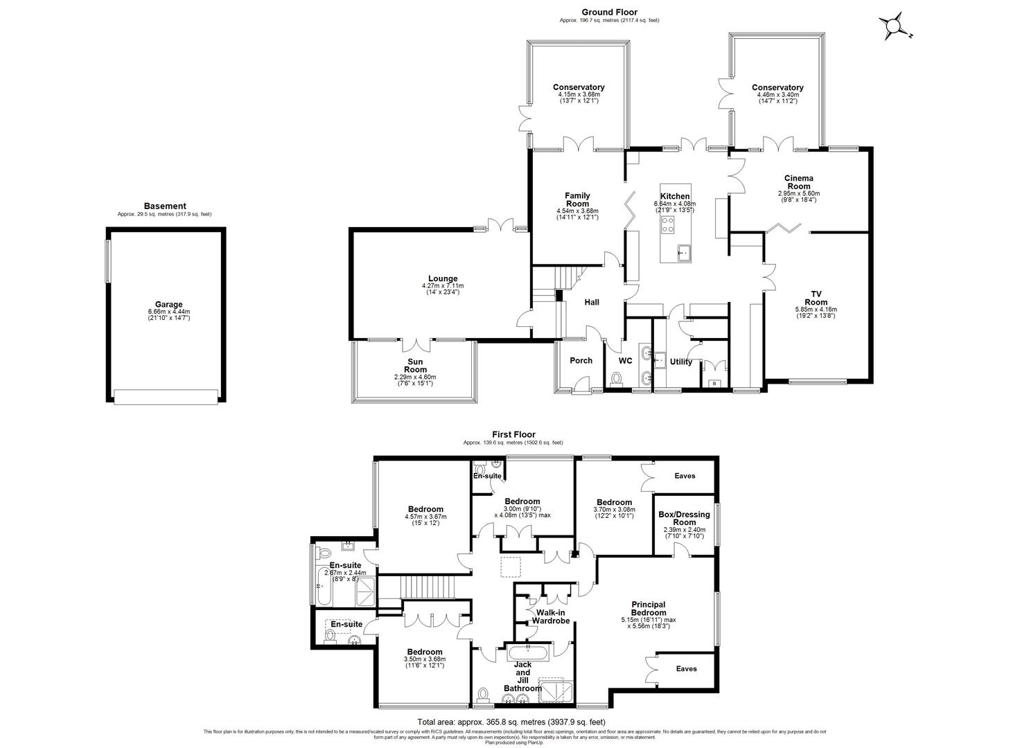5 bed detached house for sale in Warwick Road, Solihull - Property floorplan