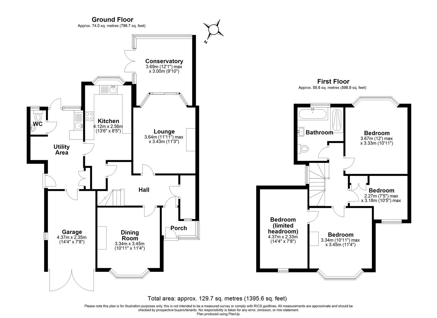 4 bed detached house for sale in Dovehouse Lane, Solihull - Property floorplan