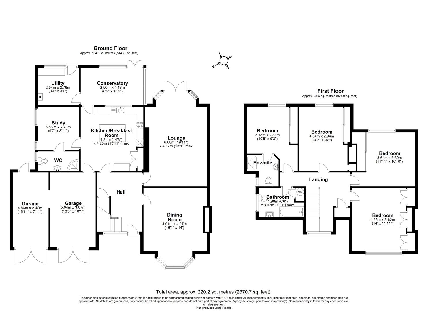 4 bed detached house for sale in Station Road, Solihull - Property floorplan