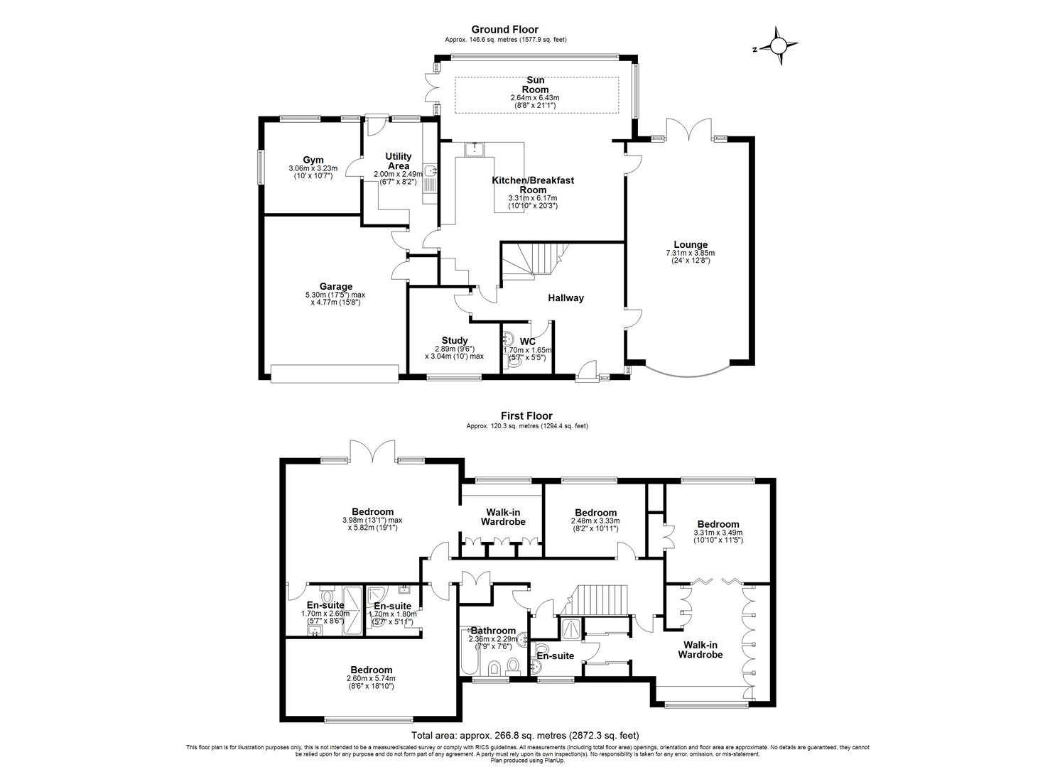 4 bed detached house for sale in Oaken Drive, Solihull - Property floorplan