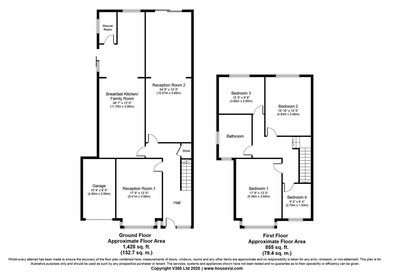 4 bed semi-detached house for sale in School Road, Hall Green - Property floorplan