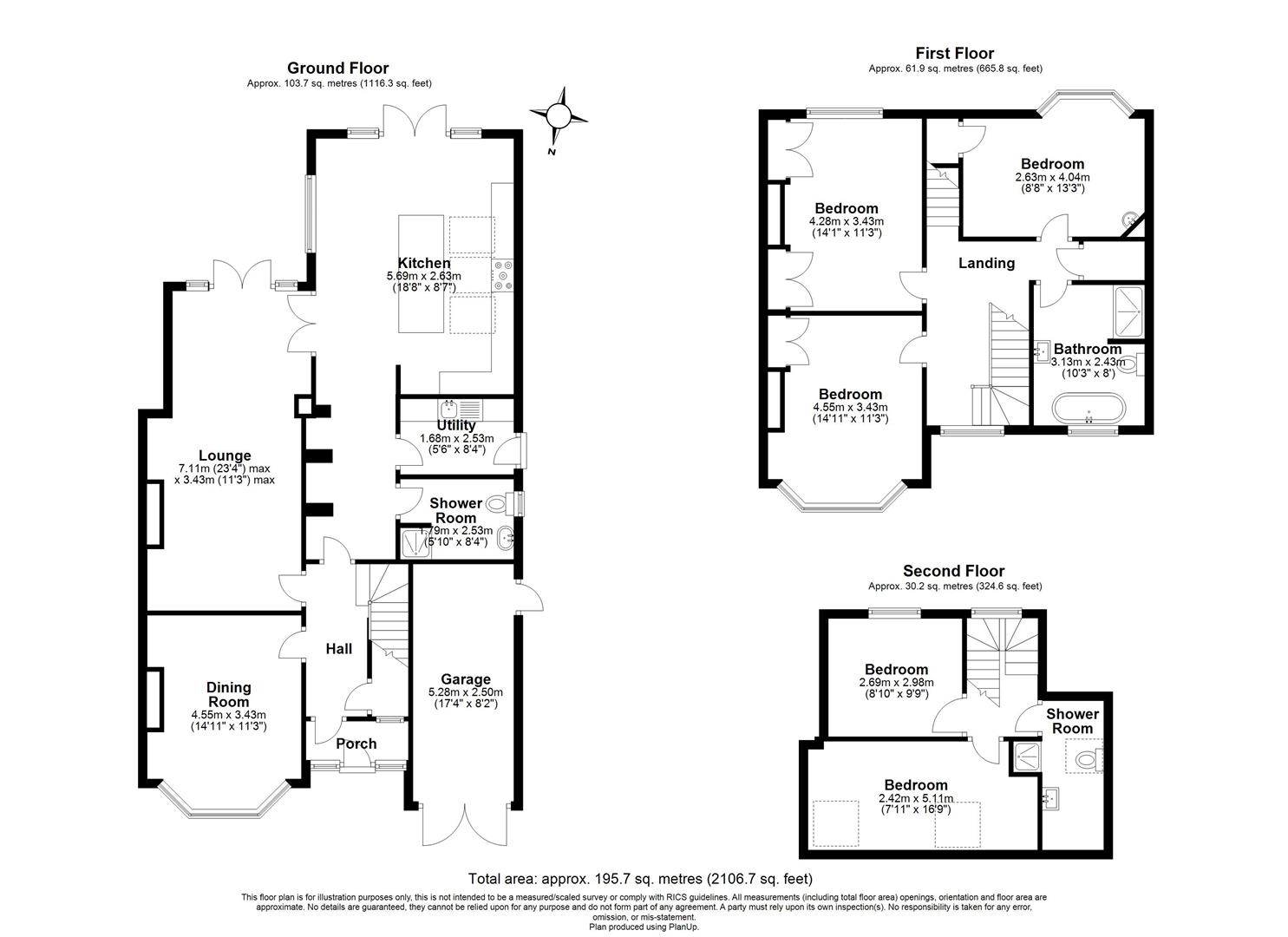 5 bed semi-detached house for sale in Milverton Road, Knowle - Property floorplan