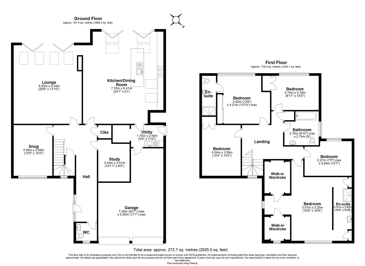 5 bed detached house for sale in Broad Oaks Road, Solihull - Property floorplan