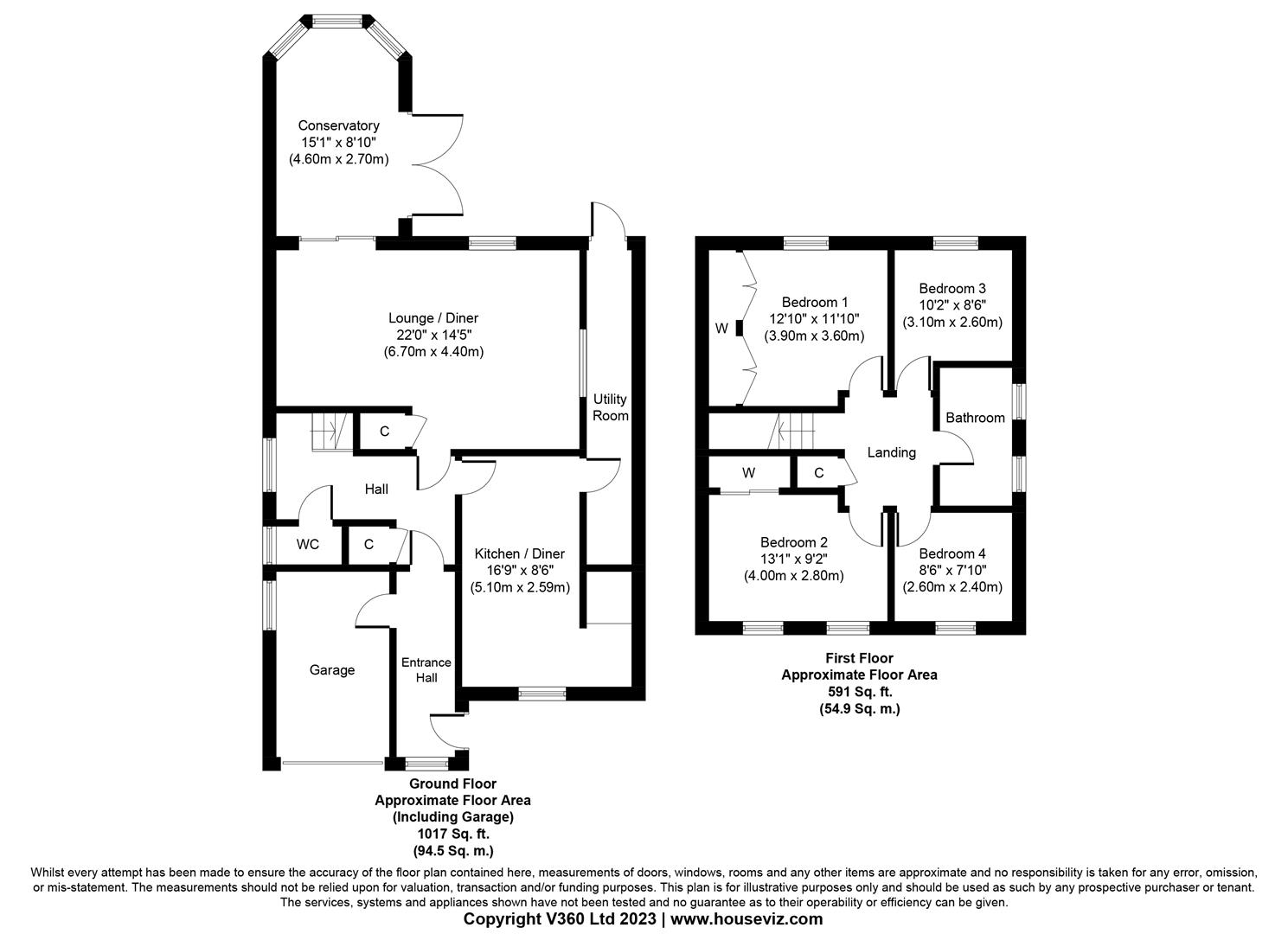 4 bed detached house for sale in Gentleshaw Lane, Solihull - Property floorplan