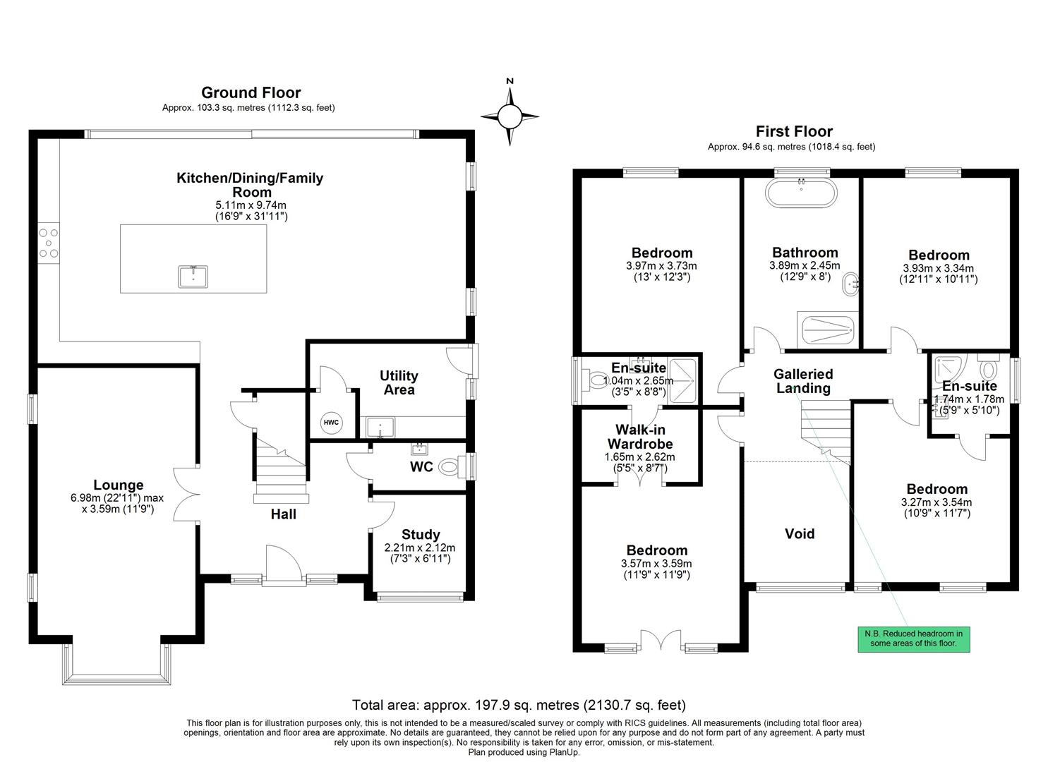 4 bed detached house for sale in Wood Lane, Earlswood - Property floorplan