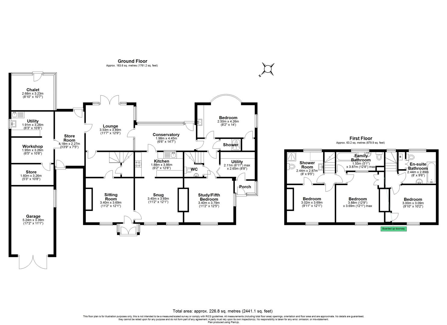 4 bed detached house for sale in Sherbourne Hill, Warwick - Property floorplan