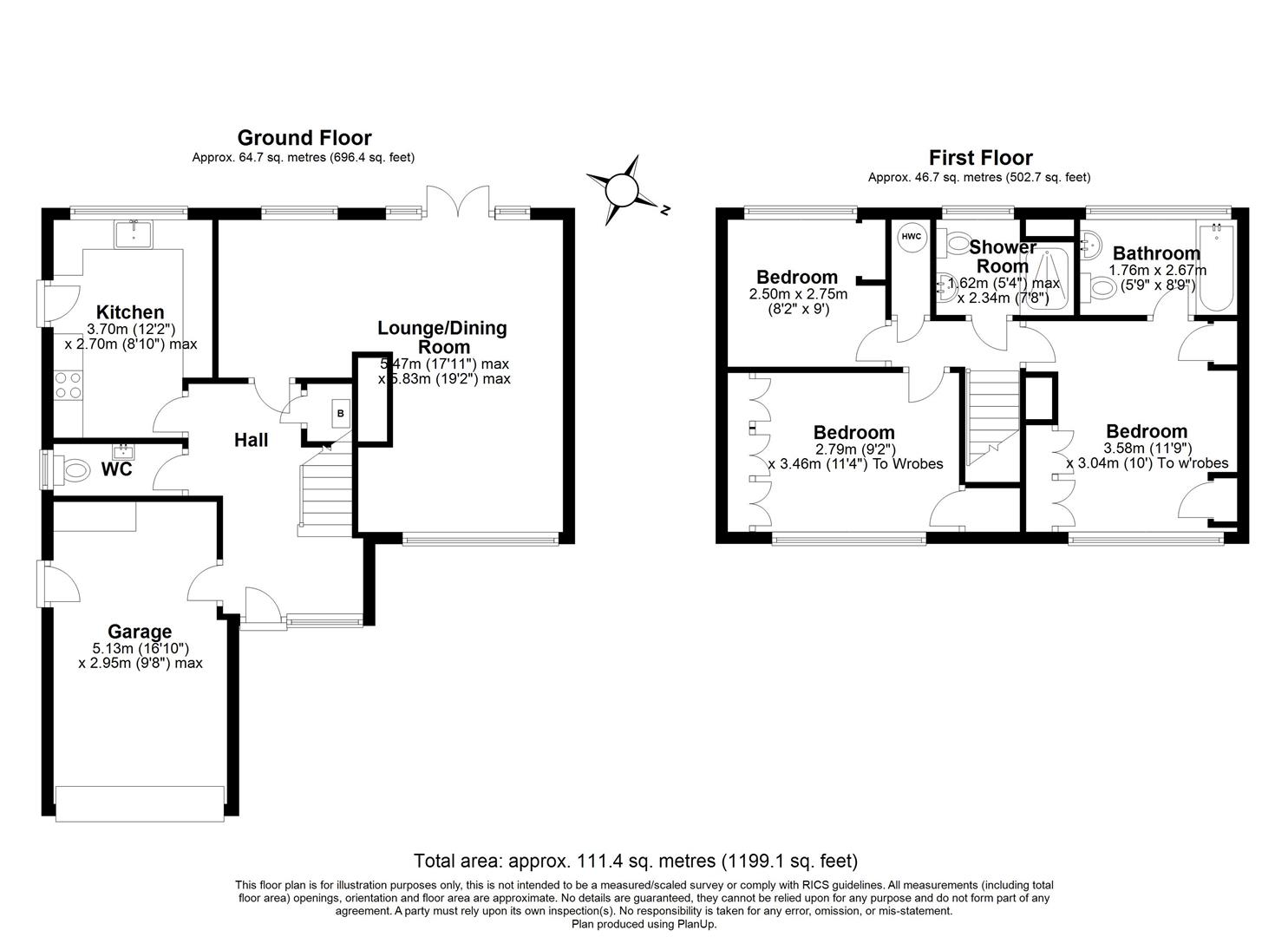 3 bed detached house for sale in Walcot Green, Dorridge - Property floorplan